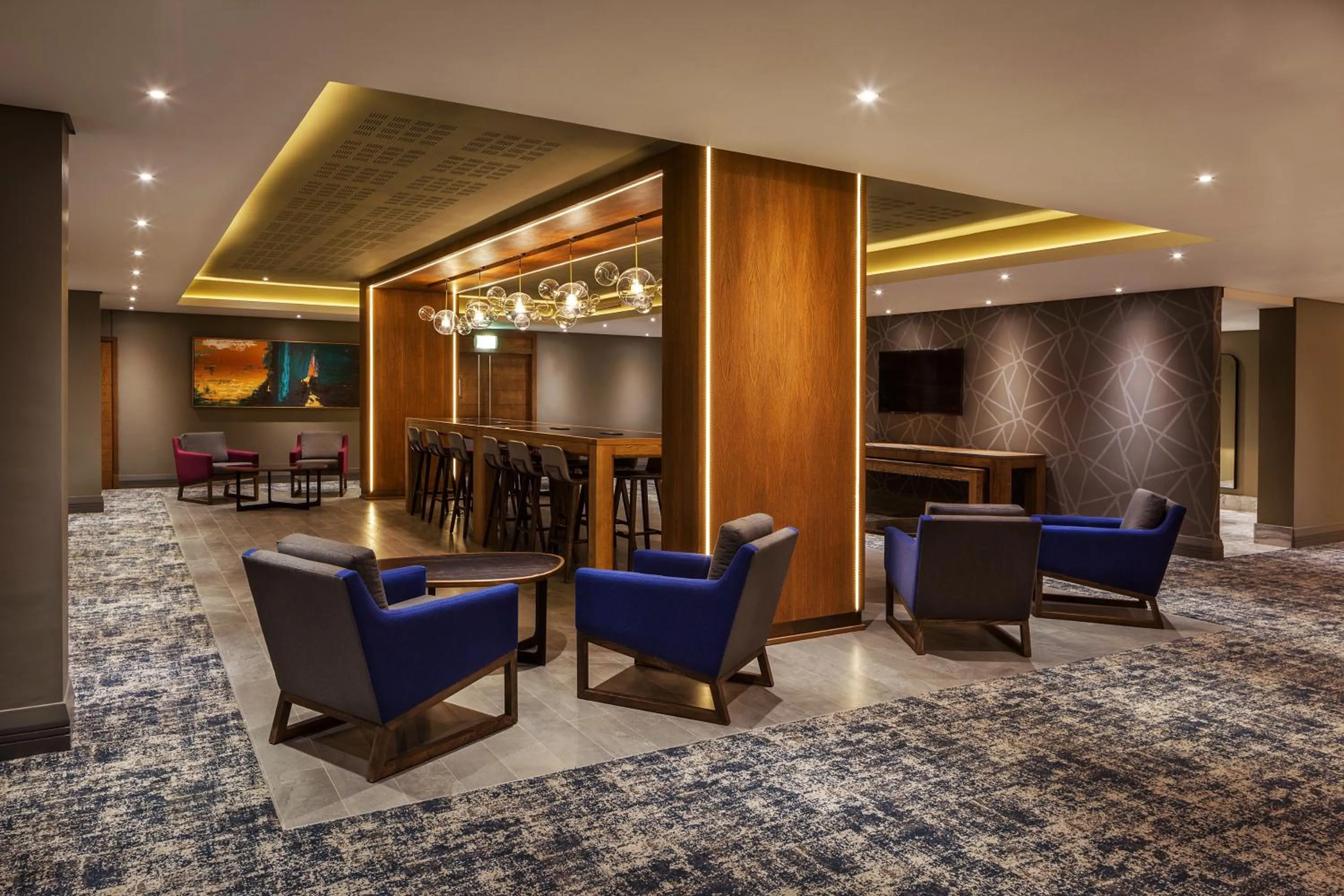 Seating area in SunSquare Cape Town City Bowl