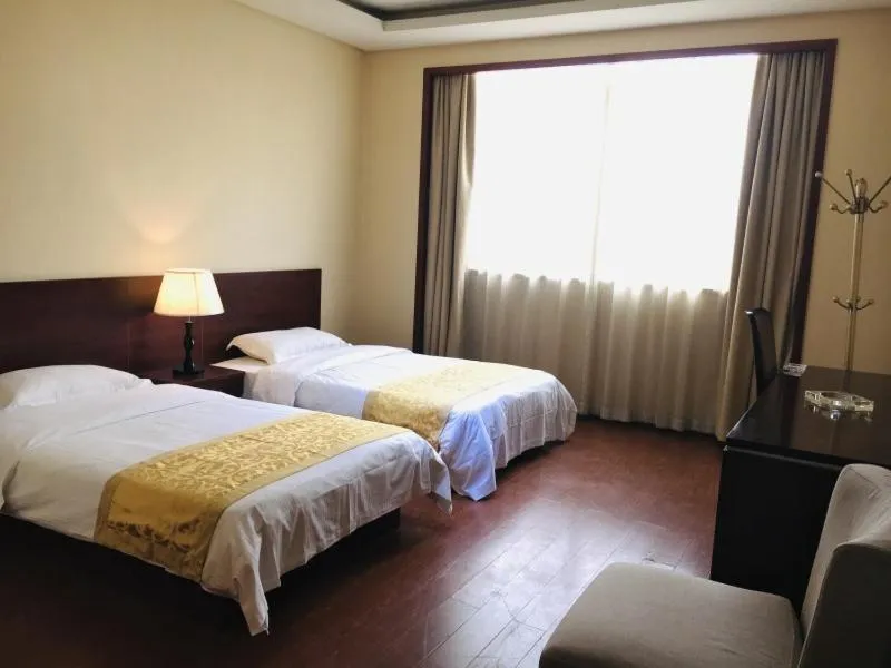 Bed in GreenTree Alliance Suzhou Wuzhong North Zhongshan Road Jinmanting Hotel
