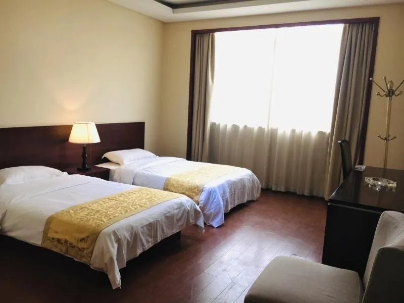 Bed in GreenTree Alliance Suzhou Wuzhong North Zhongshan Road Jinmanting Hotel