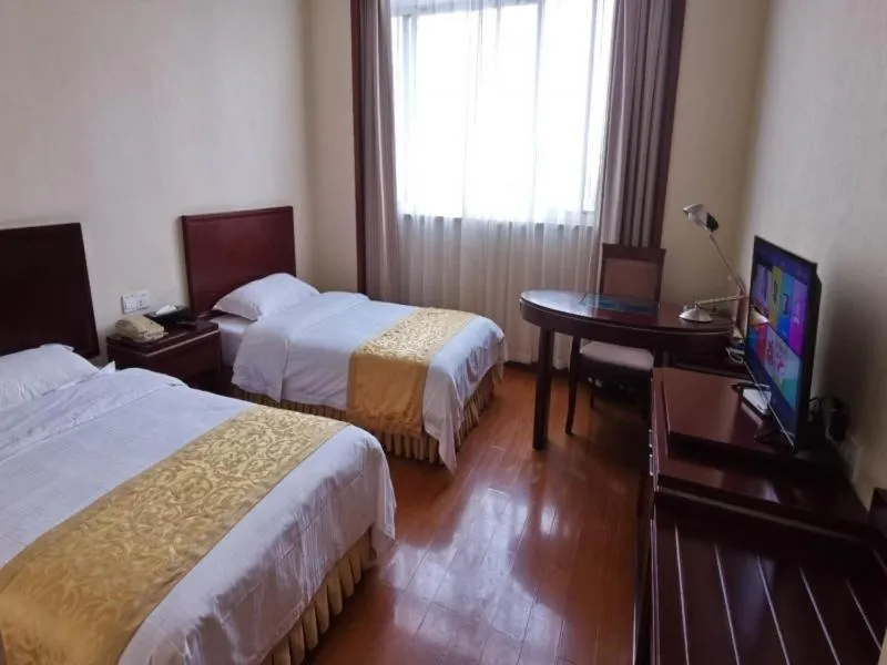 Bed in GreenTree Alliance Suzhou Wuzhong North Zhongshan Road Jinmanting Hotel