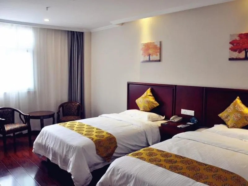 Bed in GreenTree Inn XuZhou Benteng Avenue Express Hotel