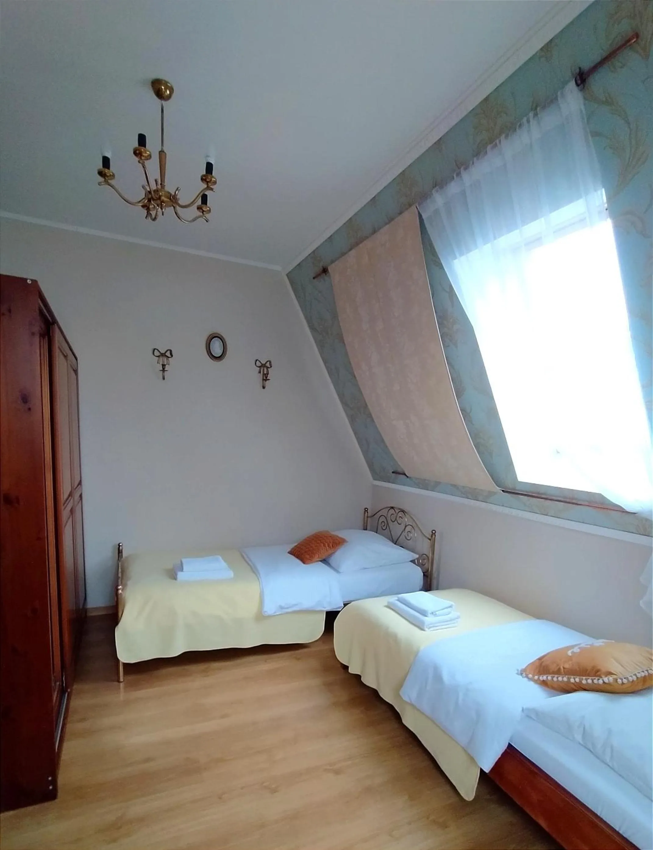 Bed in Pensjonat Hagi