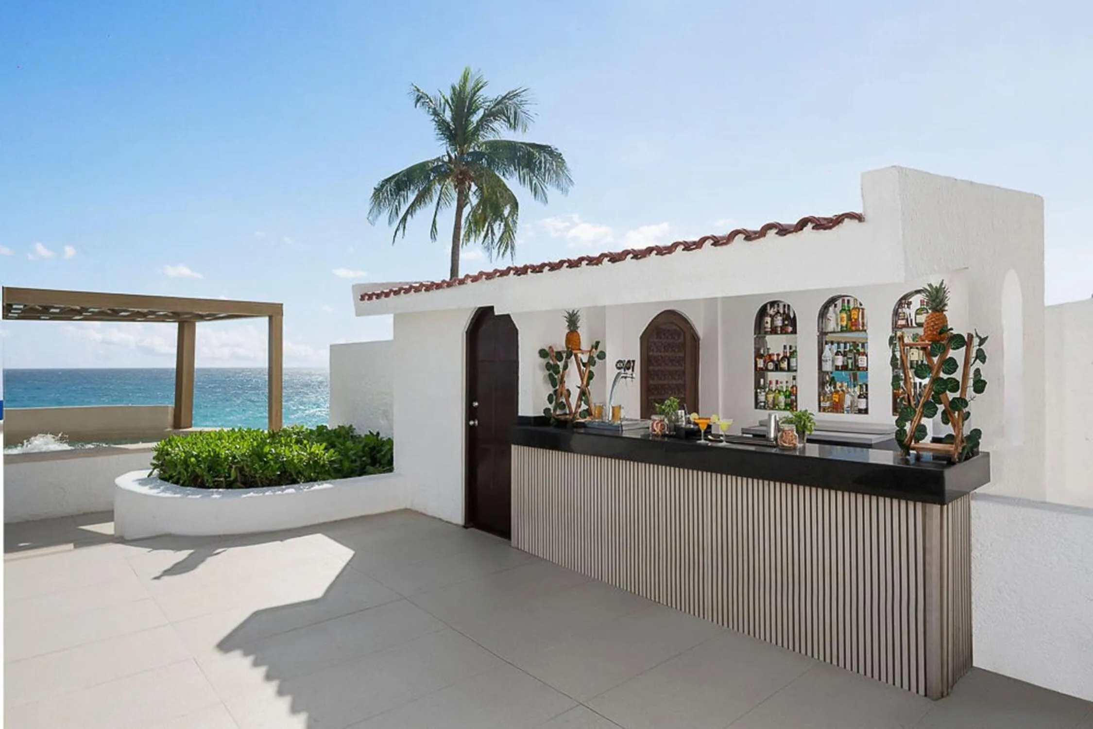 Lounge or bar in GR Solaris Caribe Adults Only - All Inclusive