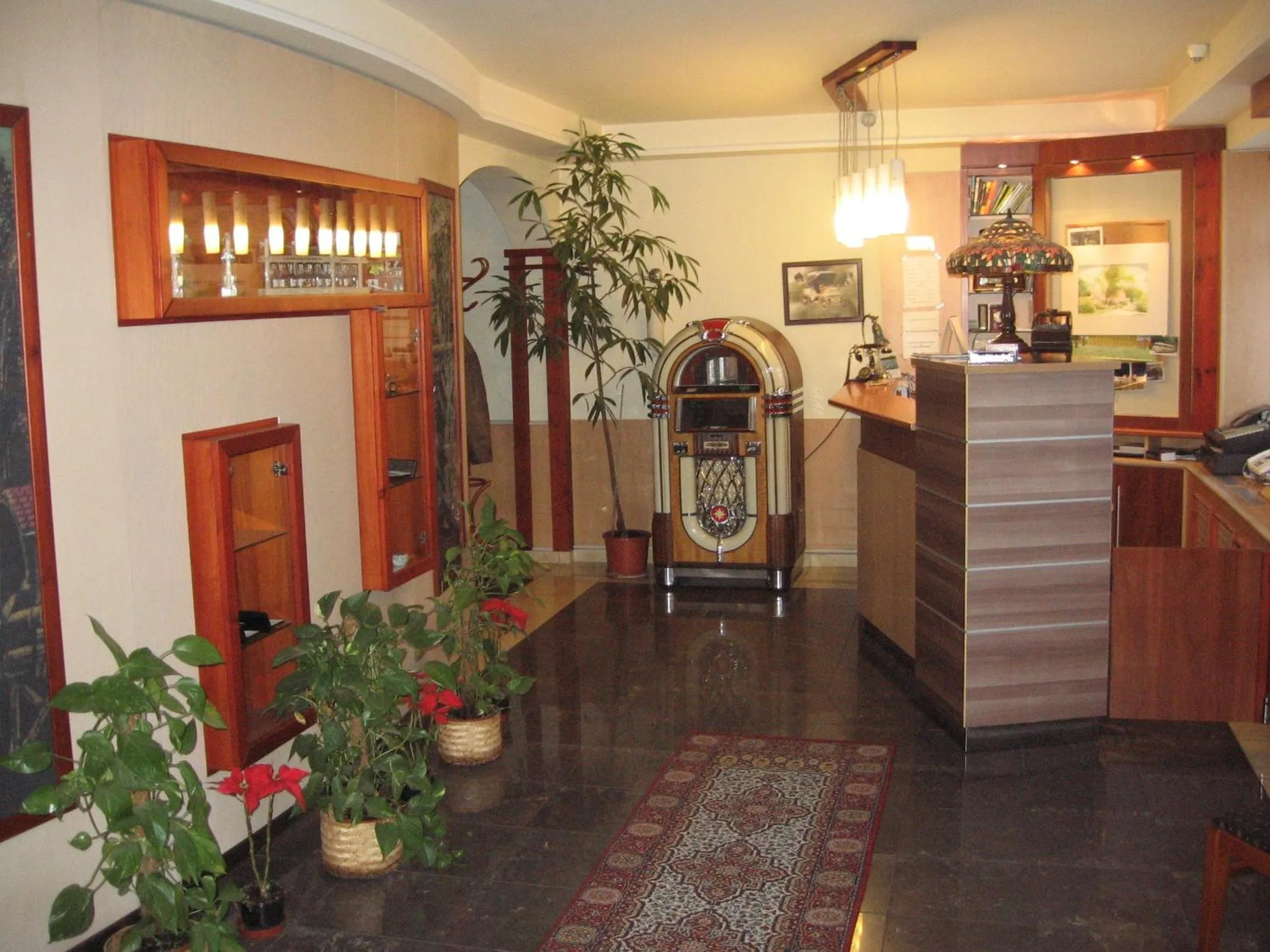 Lobby or reception in Hotel Arnold