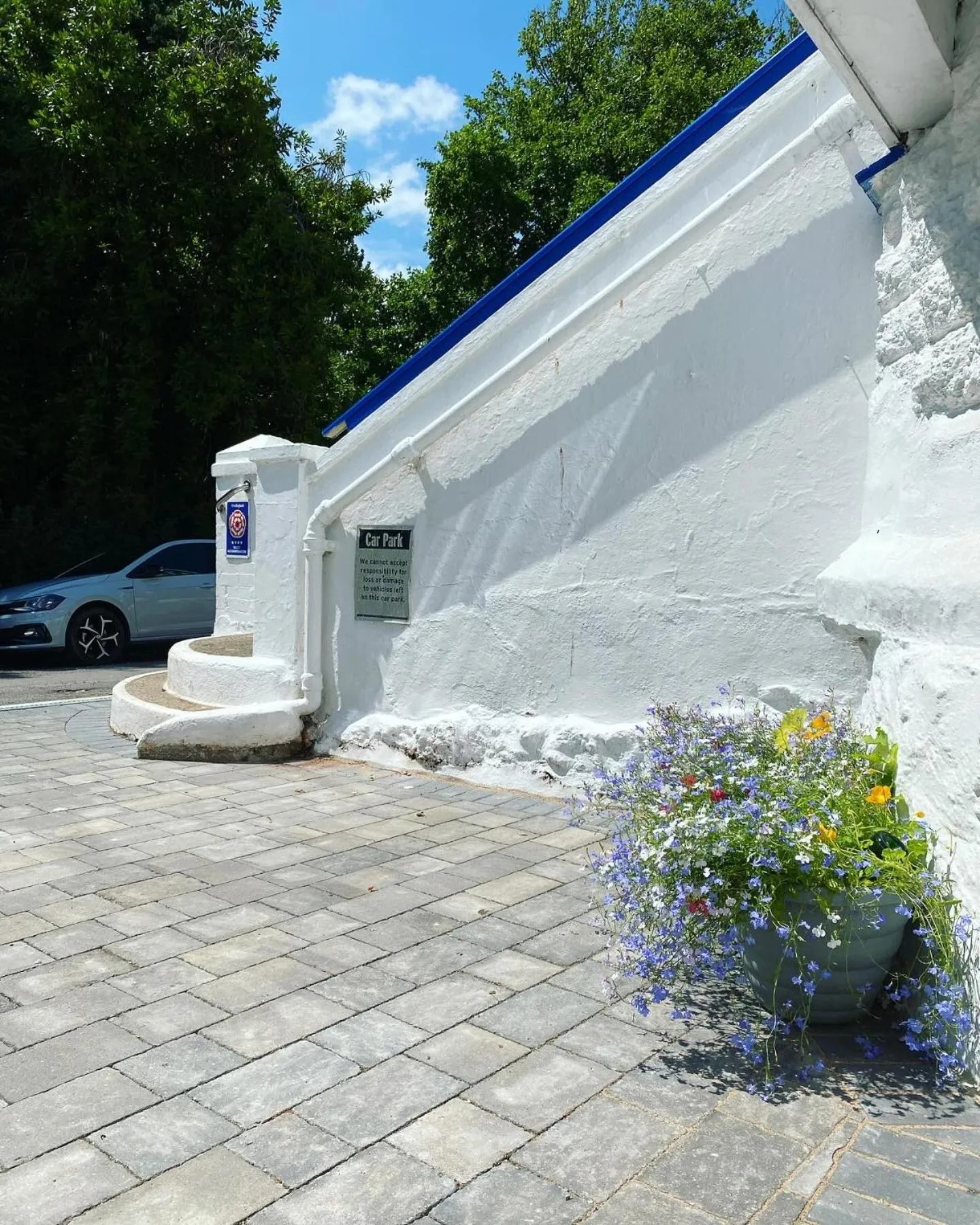 Garden view in The Wentworth Guest House