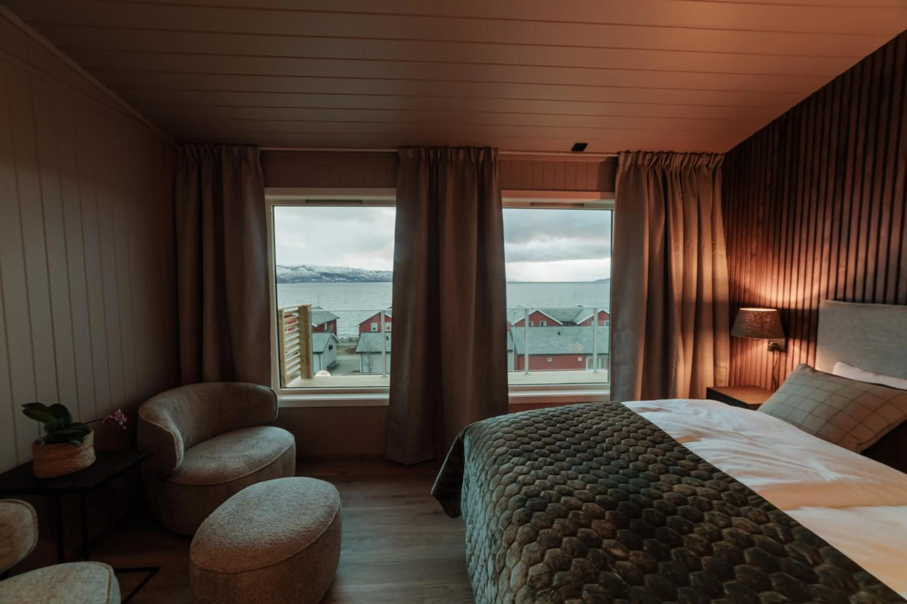 Bed in Altafjord Gjestegaard