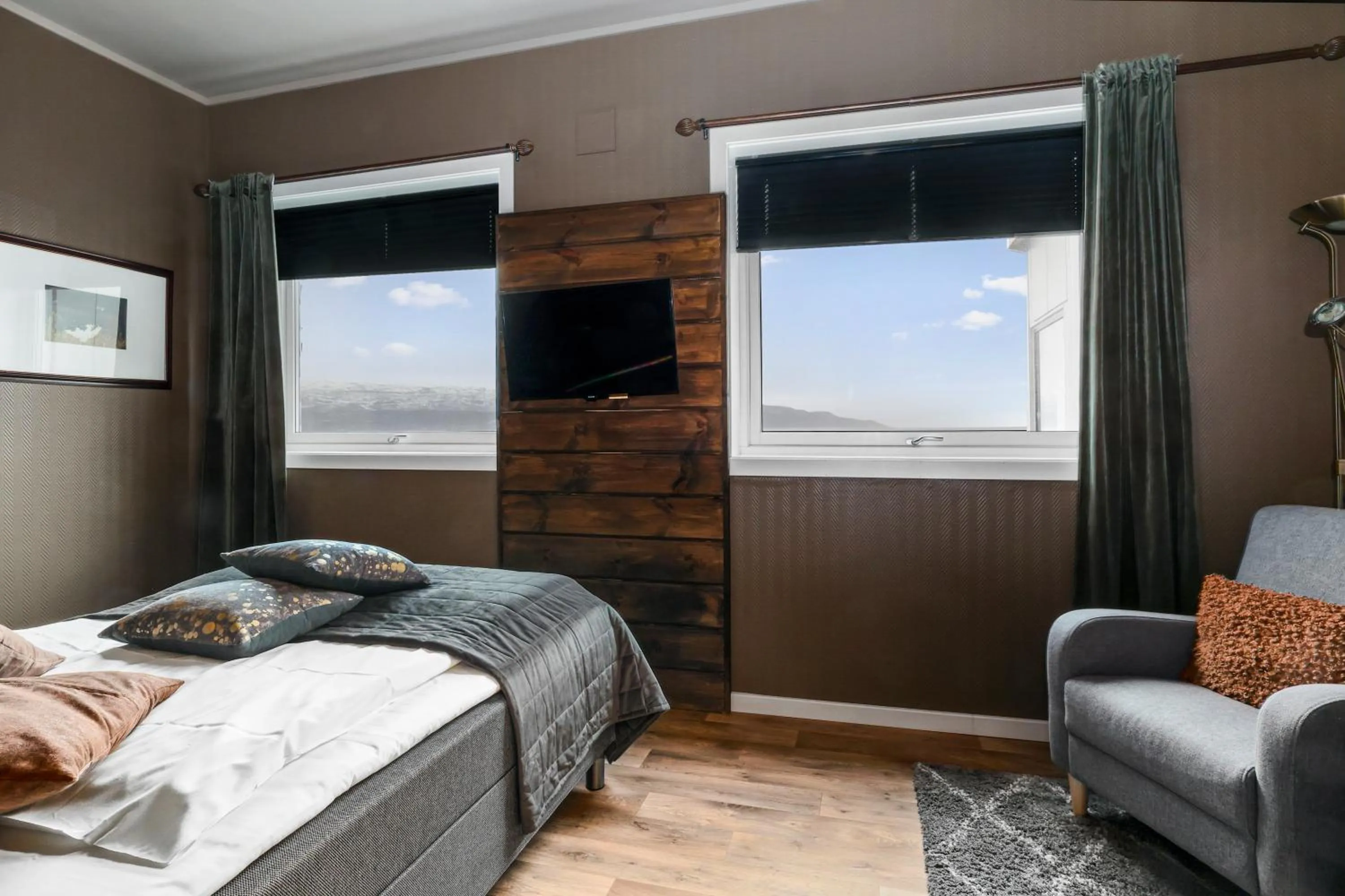 Bed in Altafjord Gjestegaard