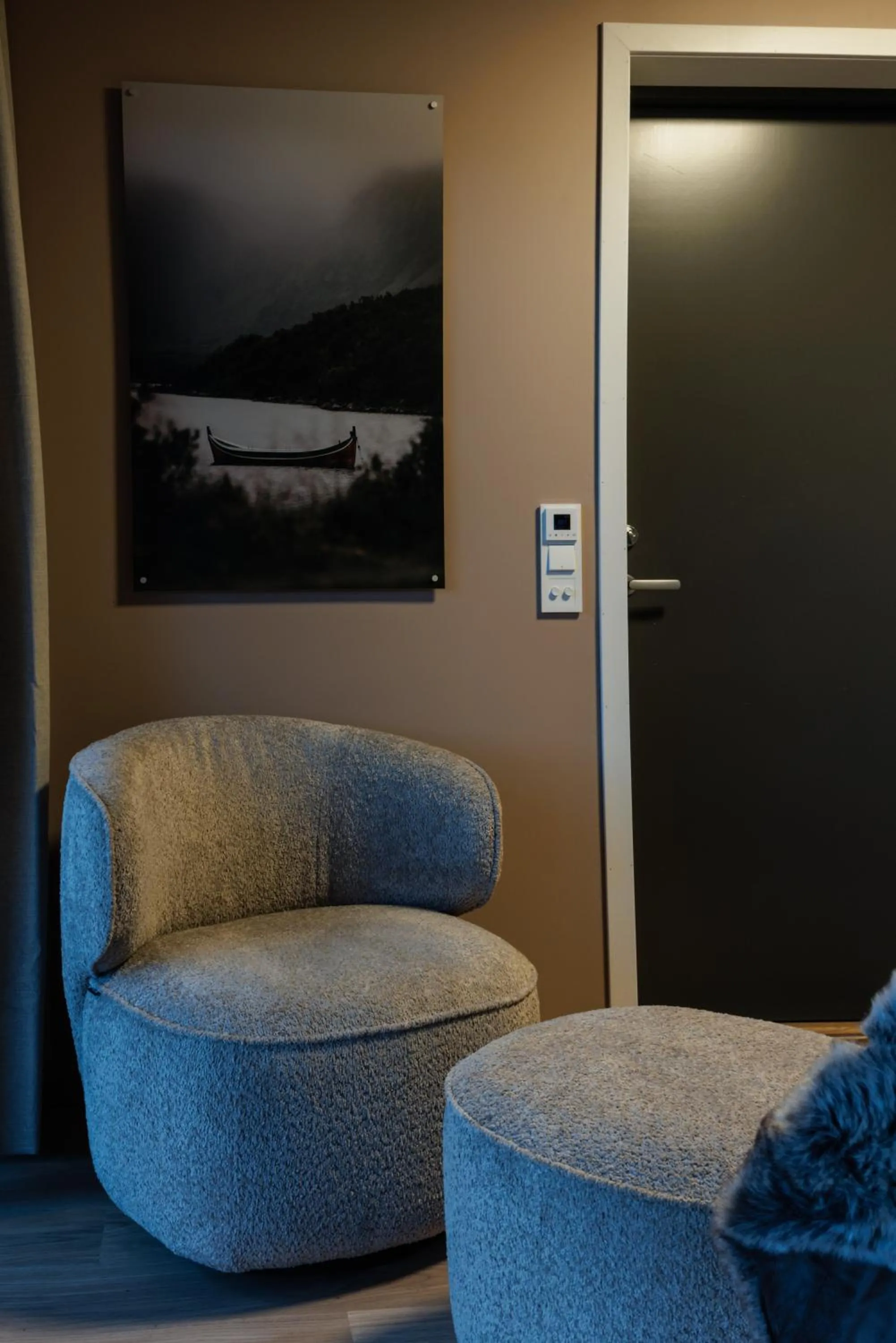 Seating area in Altafjord Gjestegaard