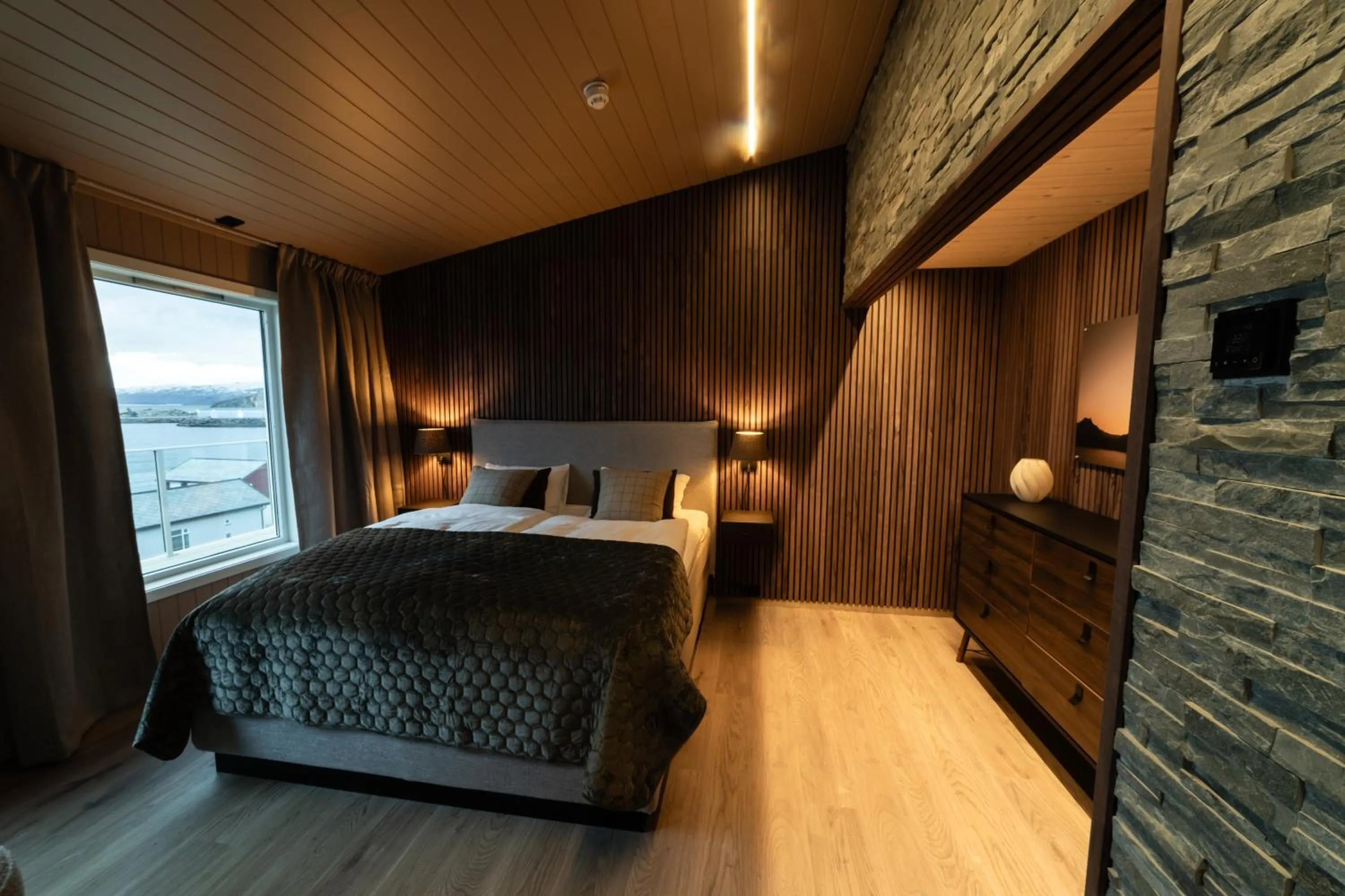 Bed in Altafjord Gjestegaard