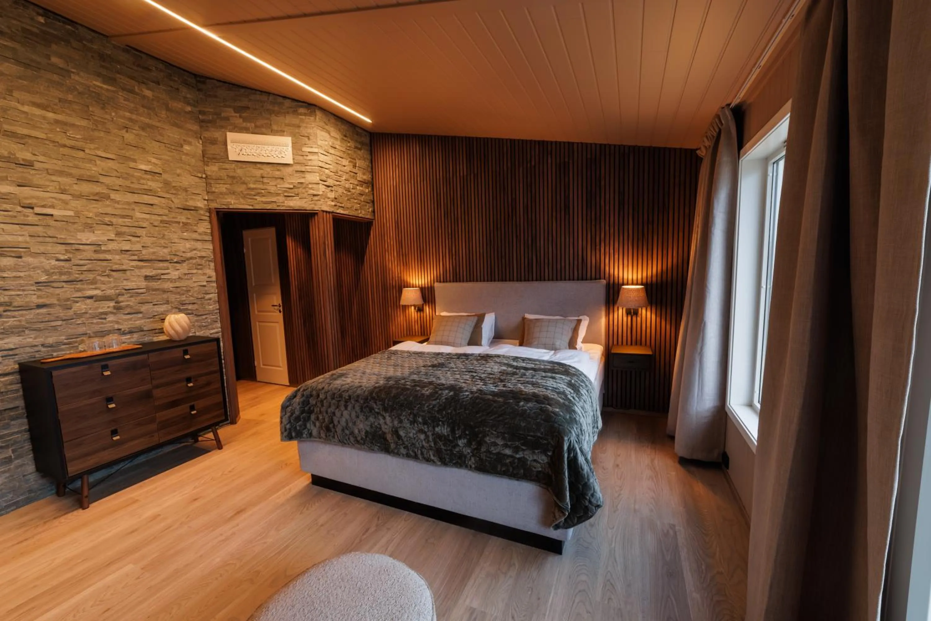 Bed in Altafjord Gjestegaard