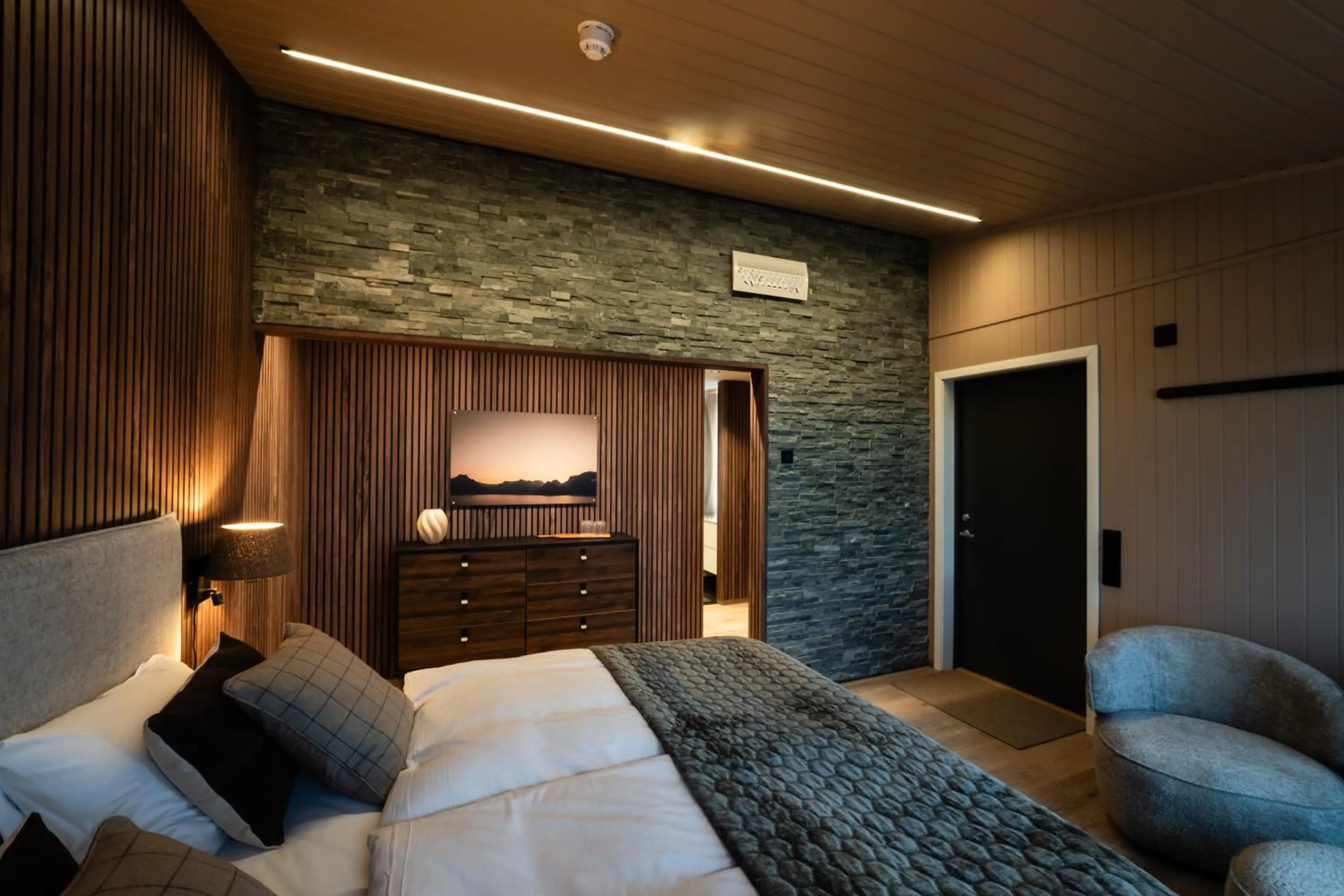 Bed in Altafjord Gjestegaard