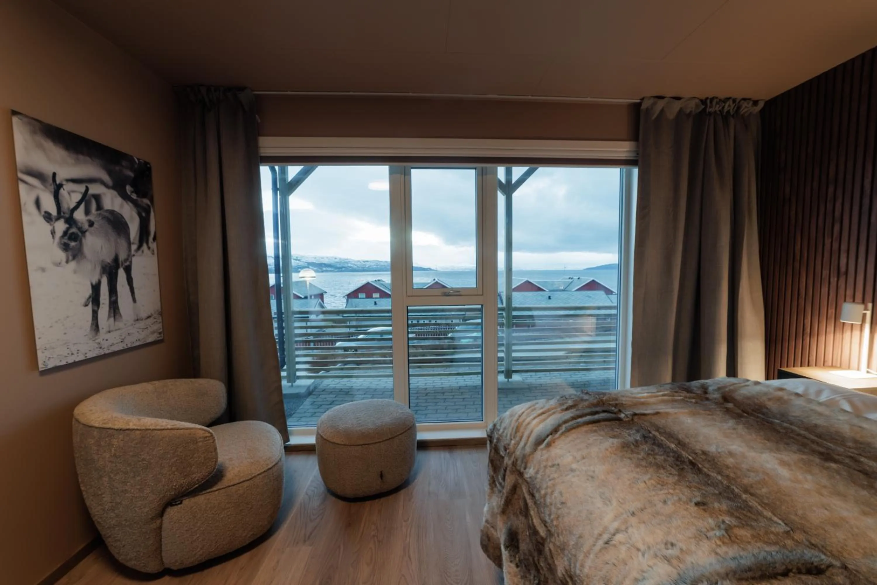 Bed in Altafjord Gjestegaard