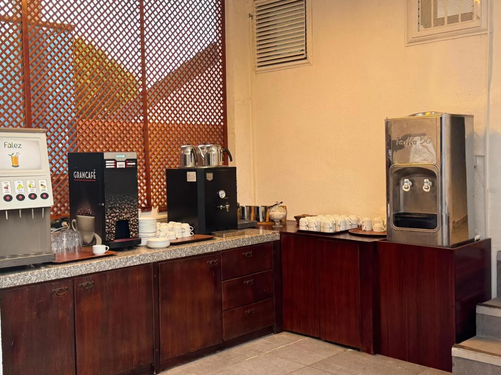 Coffee/tea facilities in Olimpos Beach Hotel by RRH&R