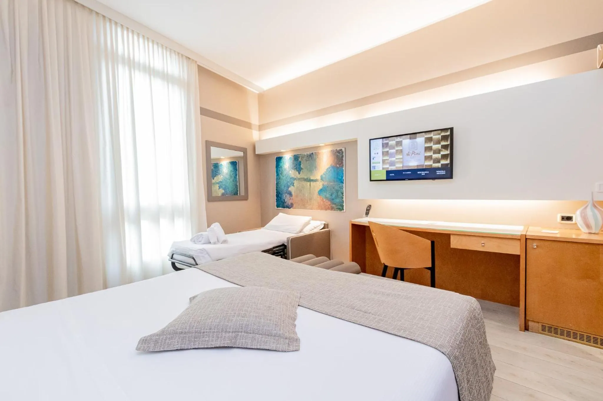 Bed in Park Hotel Ai Pini & Restaurant Ai Pini