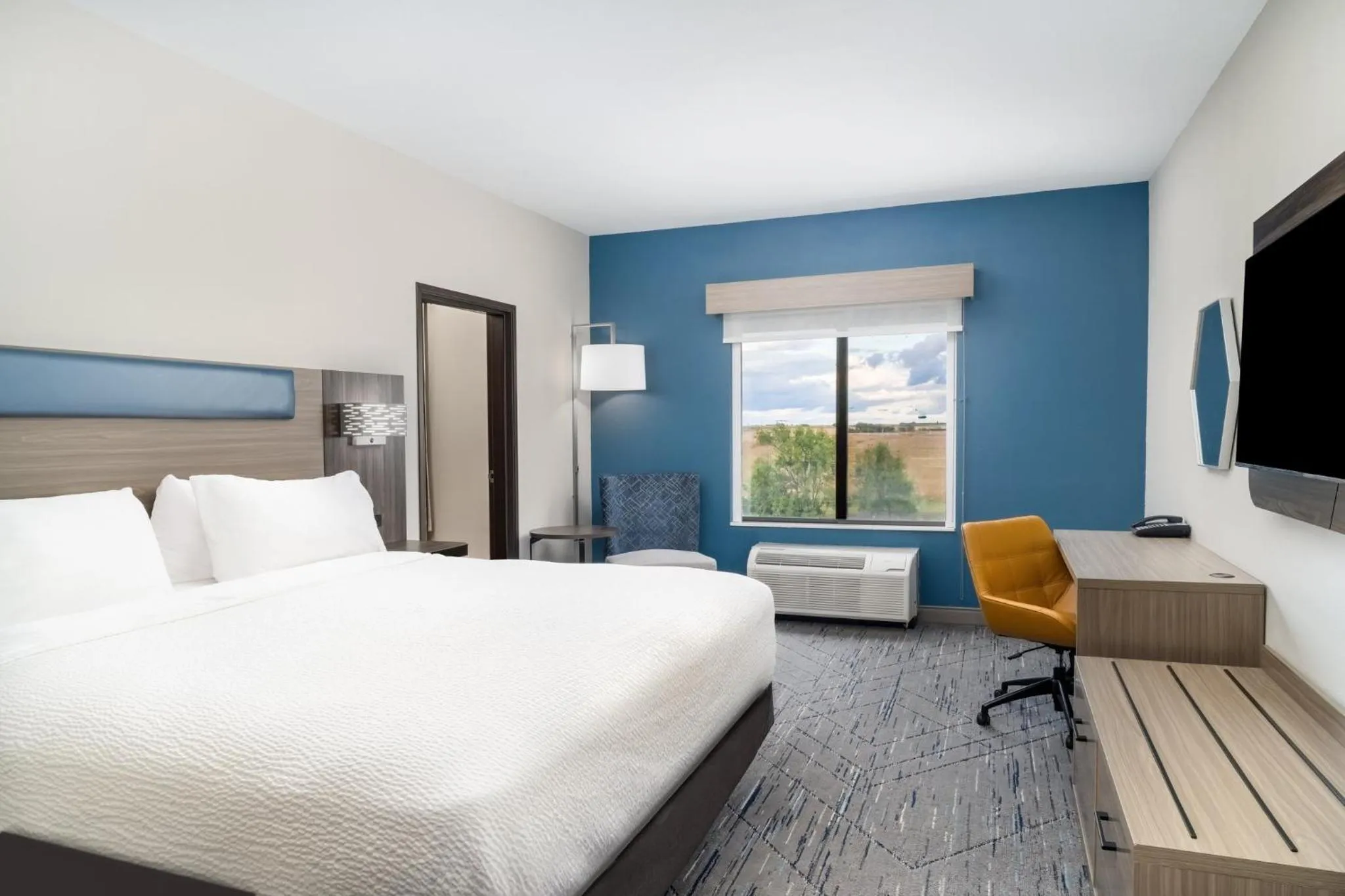 Photo of the whole room, Bed in Holiday Inn Express Pratt by IHG