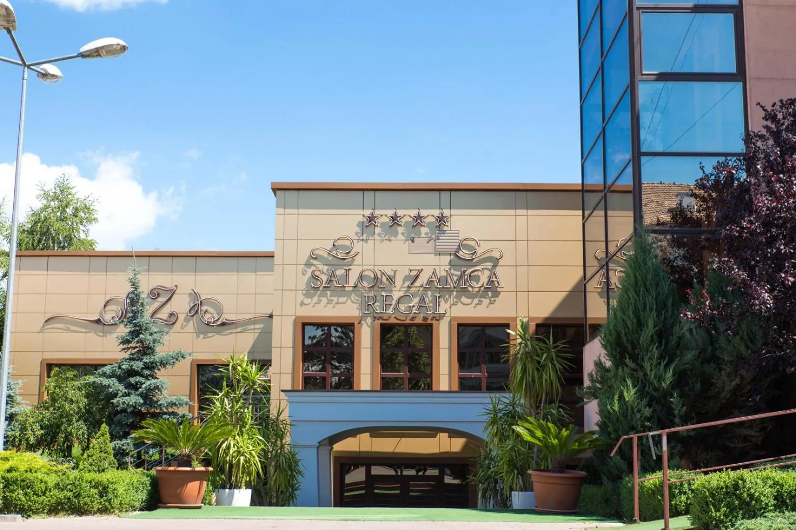 Facade/entrance in Hotel Zamca Suceava