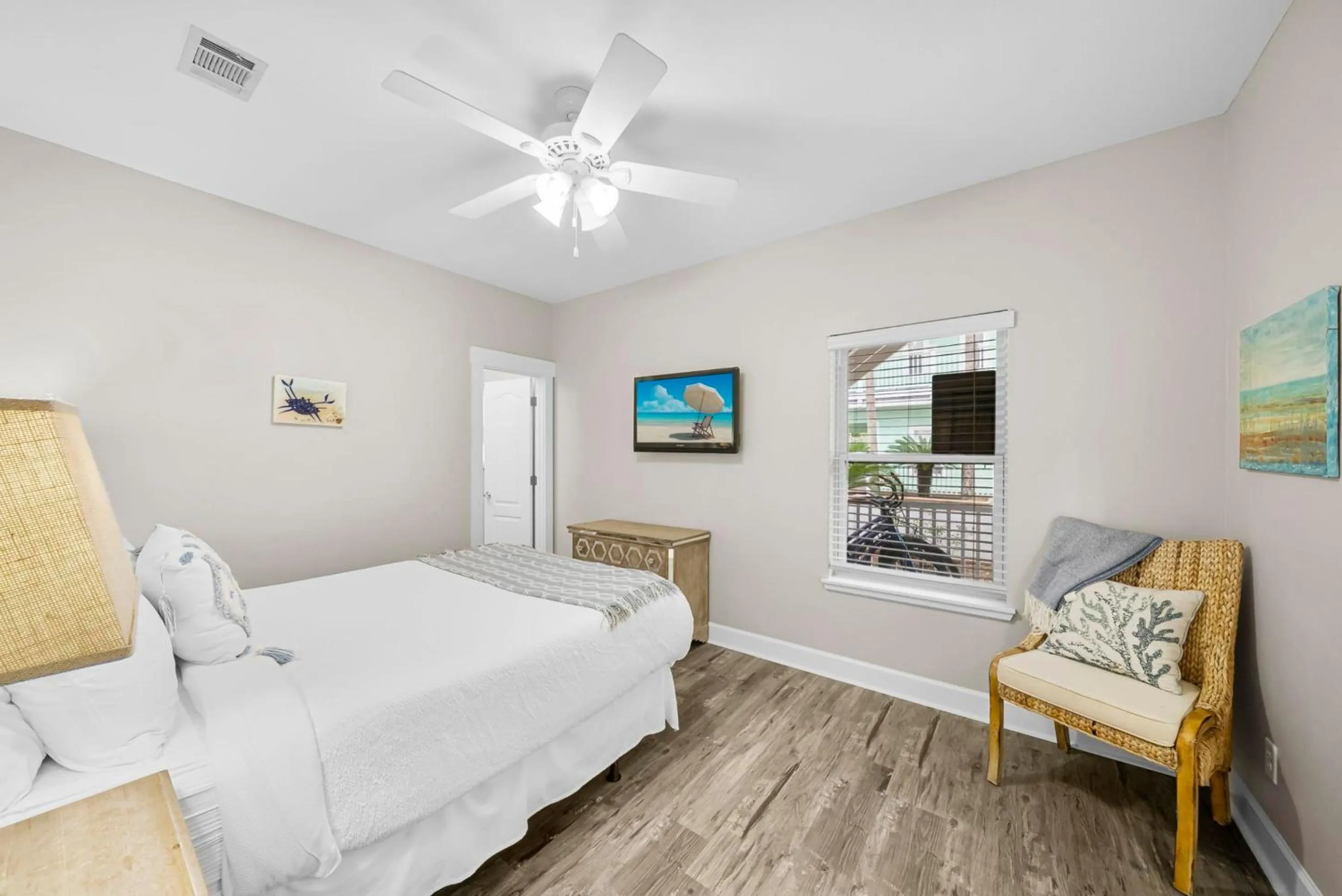 Bed in 30A Beach House - Sanibel