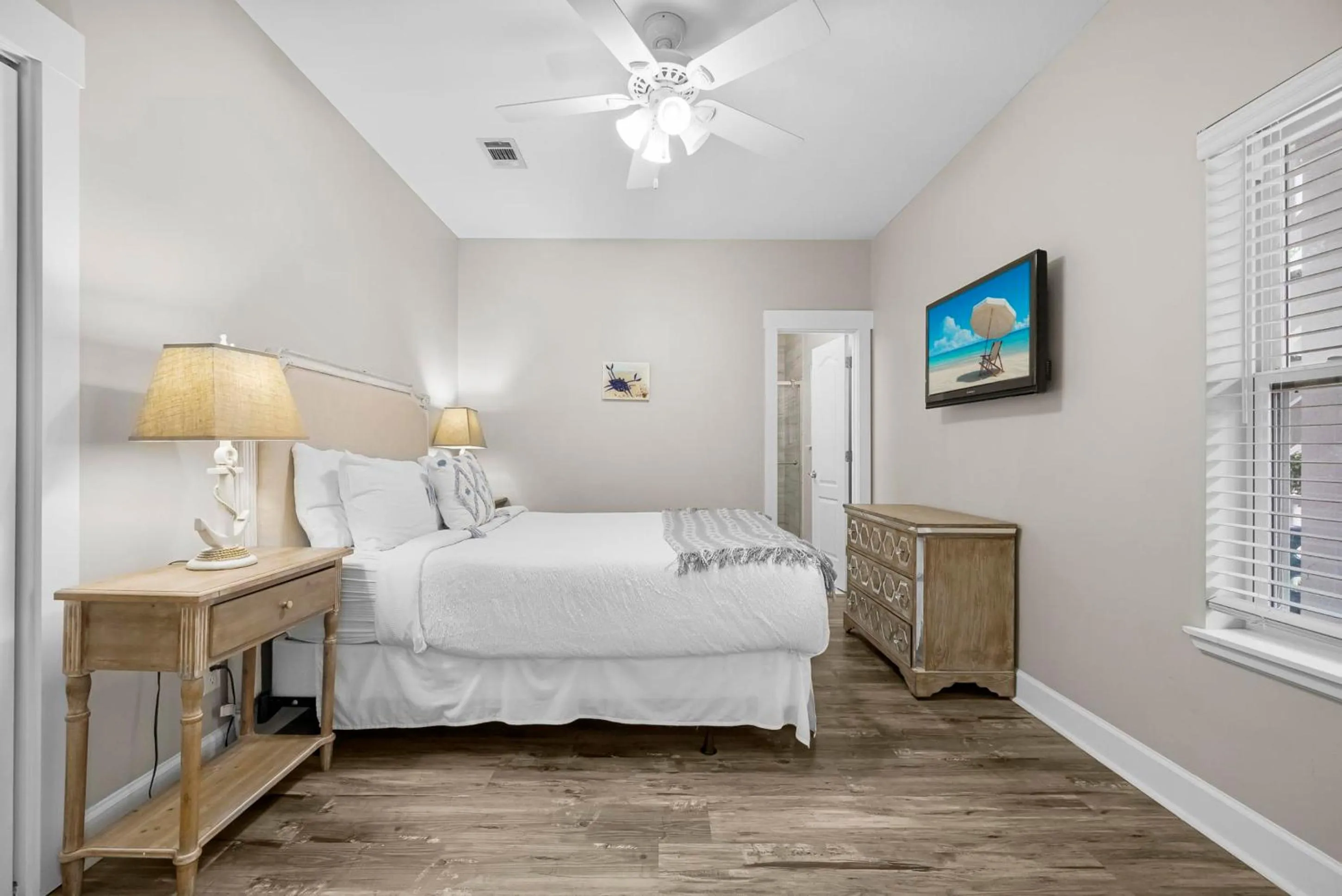 Bed in 30A Beach House - Sanibel