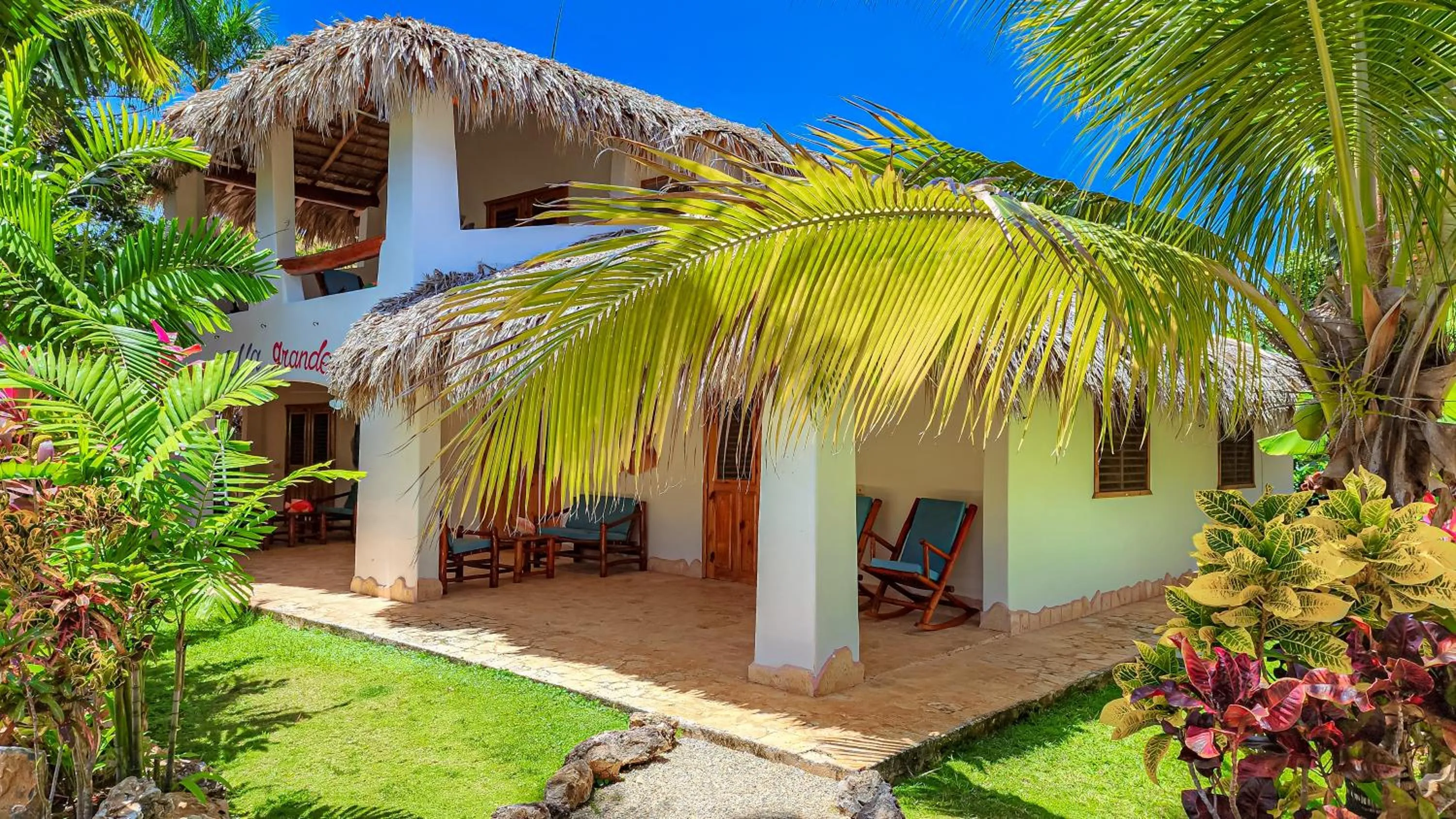 Garden view in Paradiso del Caribe