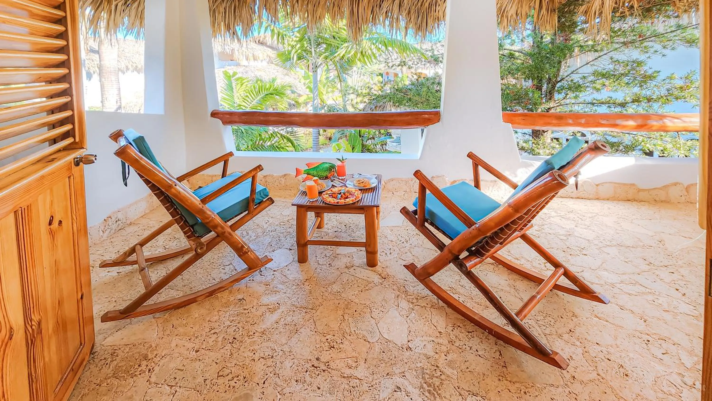Seating area in Paradiso del Caribe