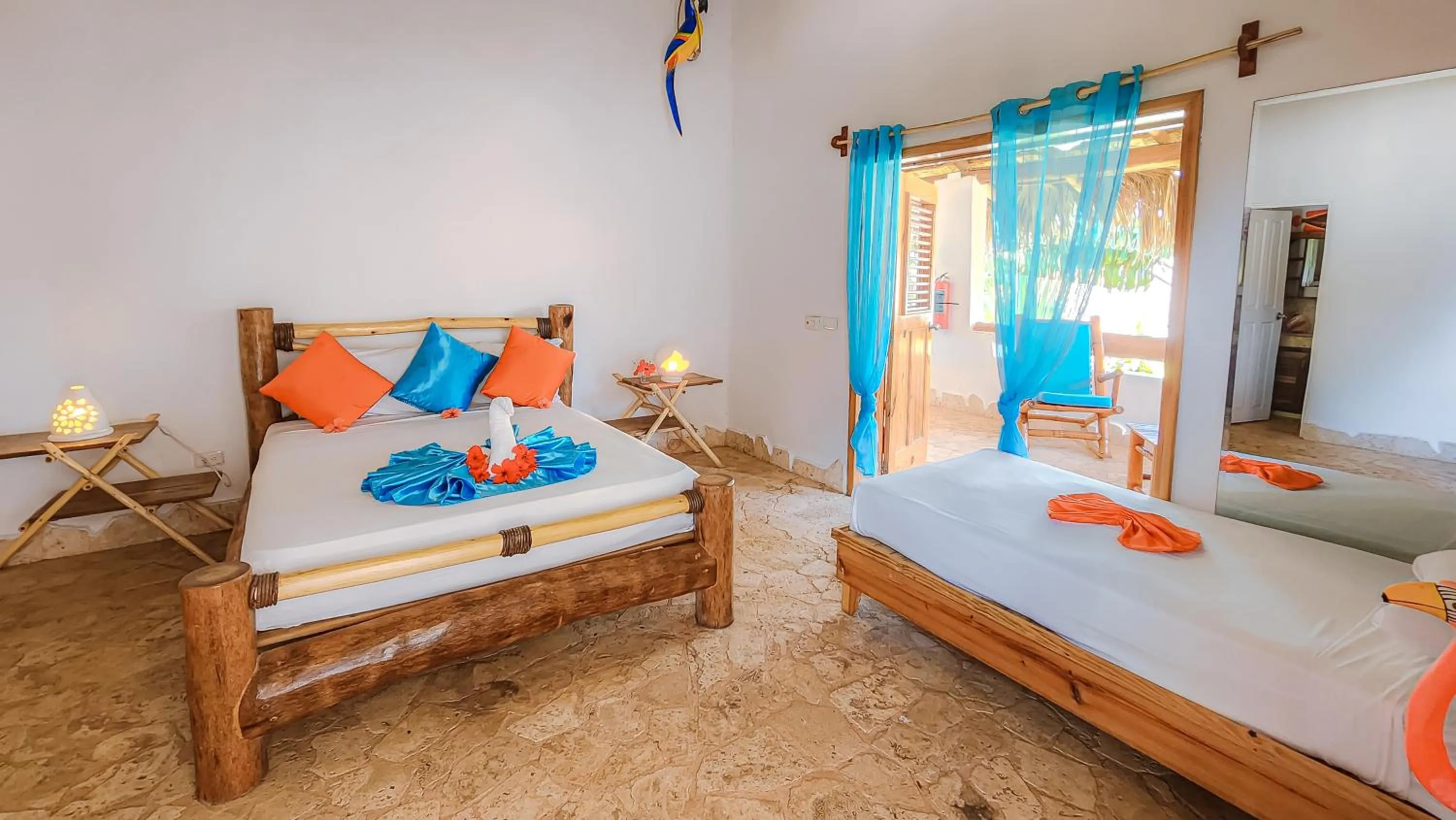 Bed in Paradiso del Caribe
