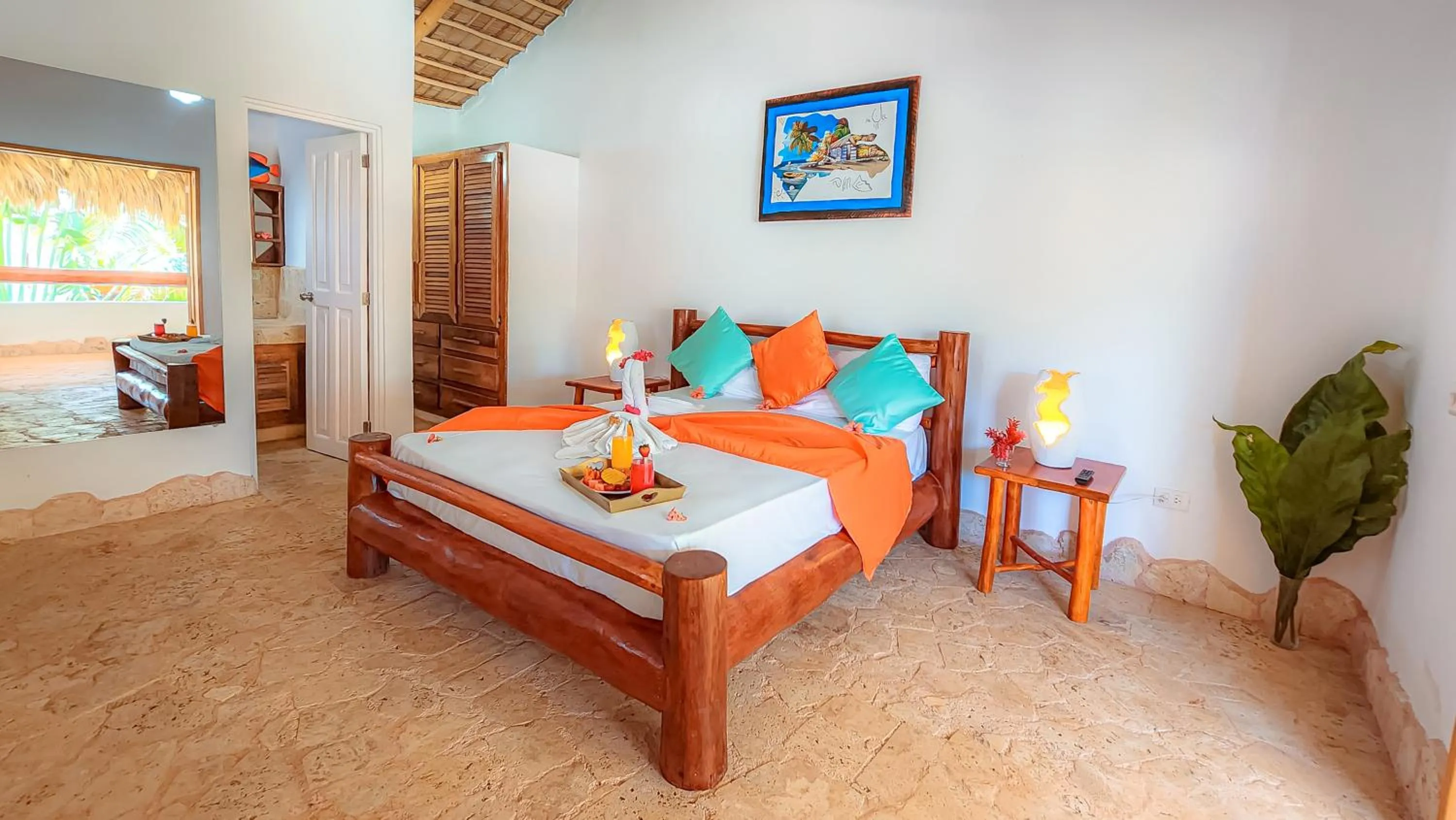 Bed in Paradiso del Caribe