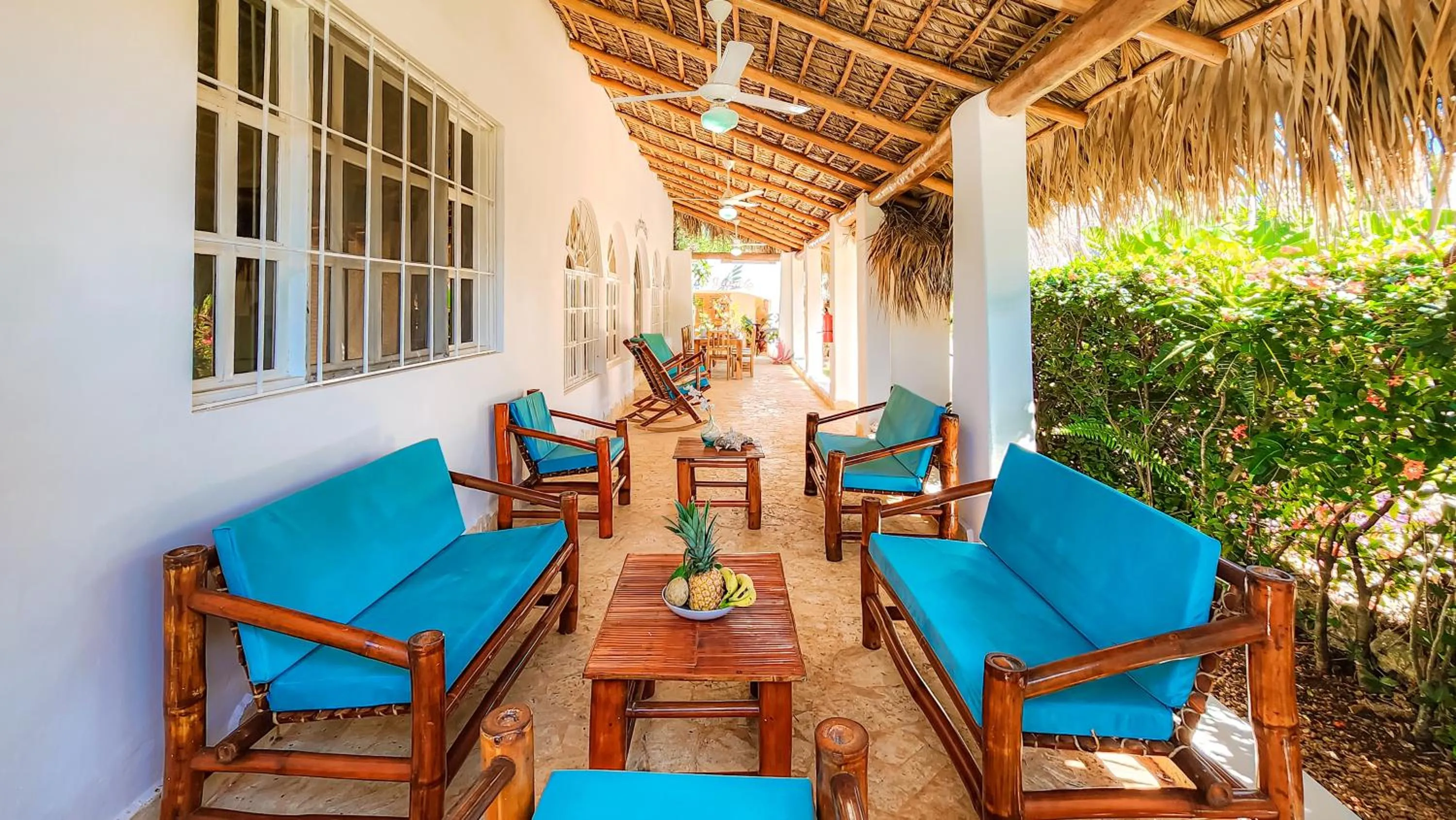 Seating area in Paradiso del Caribe