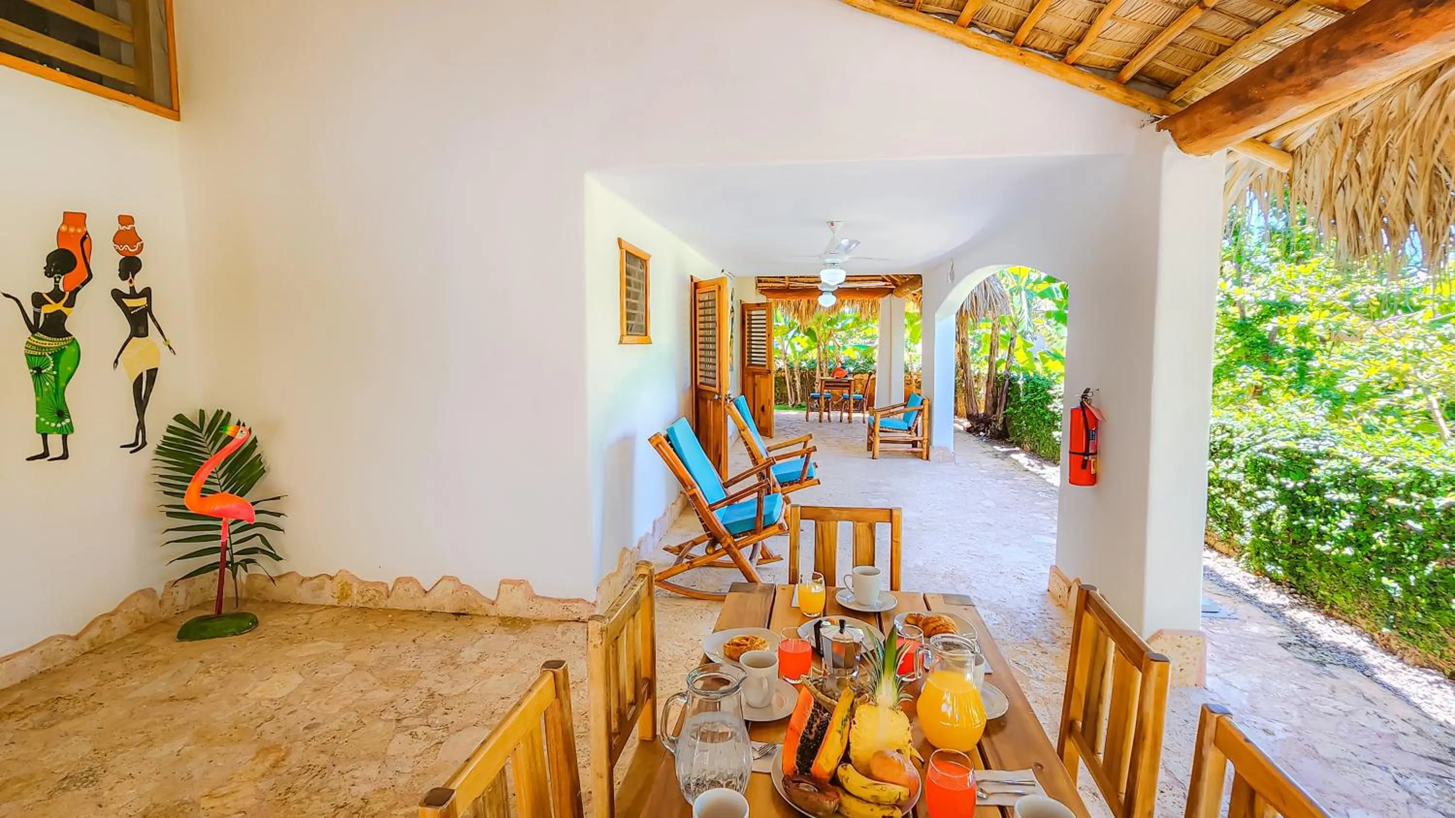 Dining area in Paradiso del Caribe