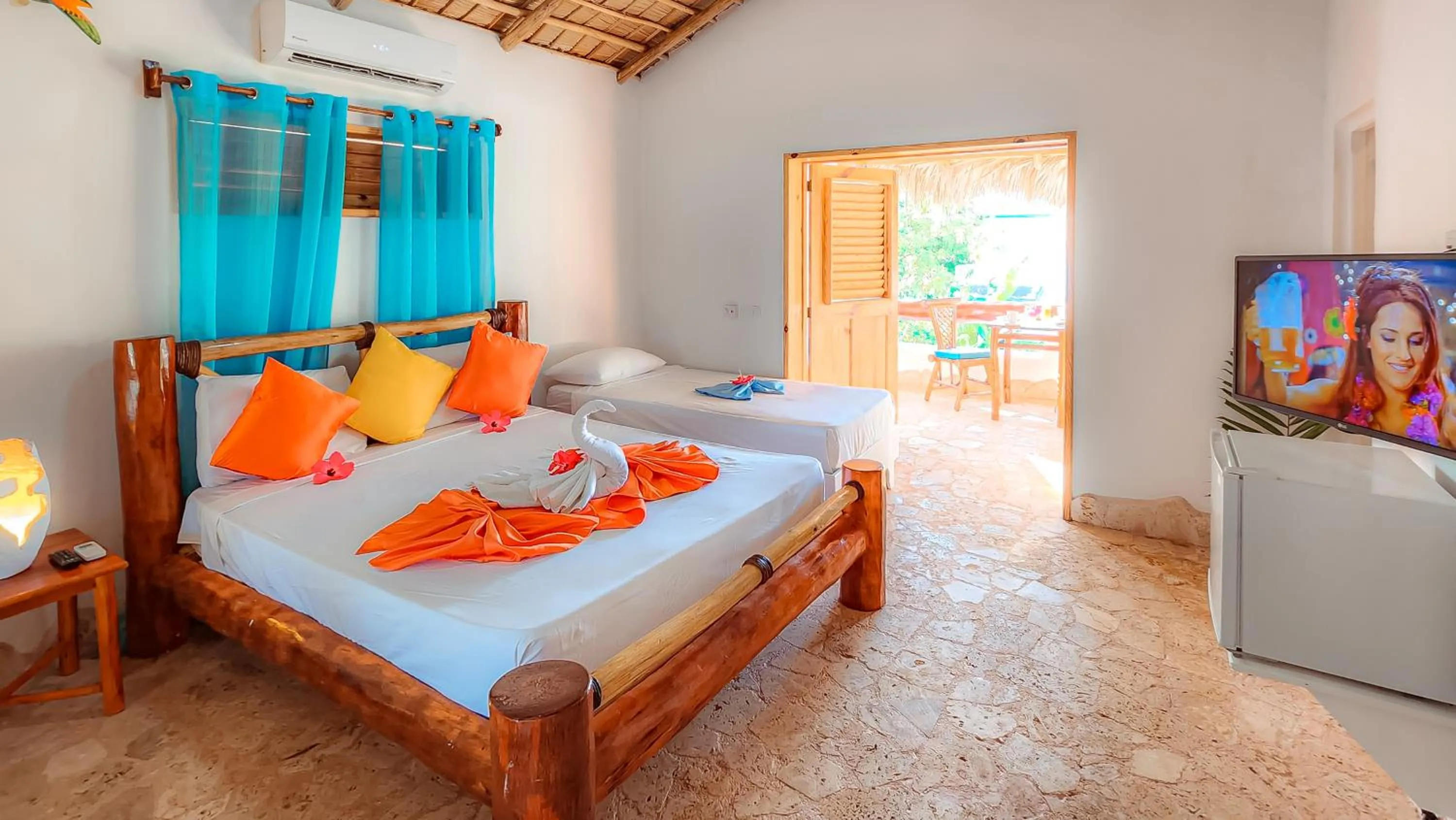 Bed in Paradiso del Caribe