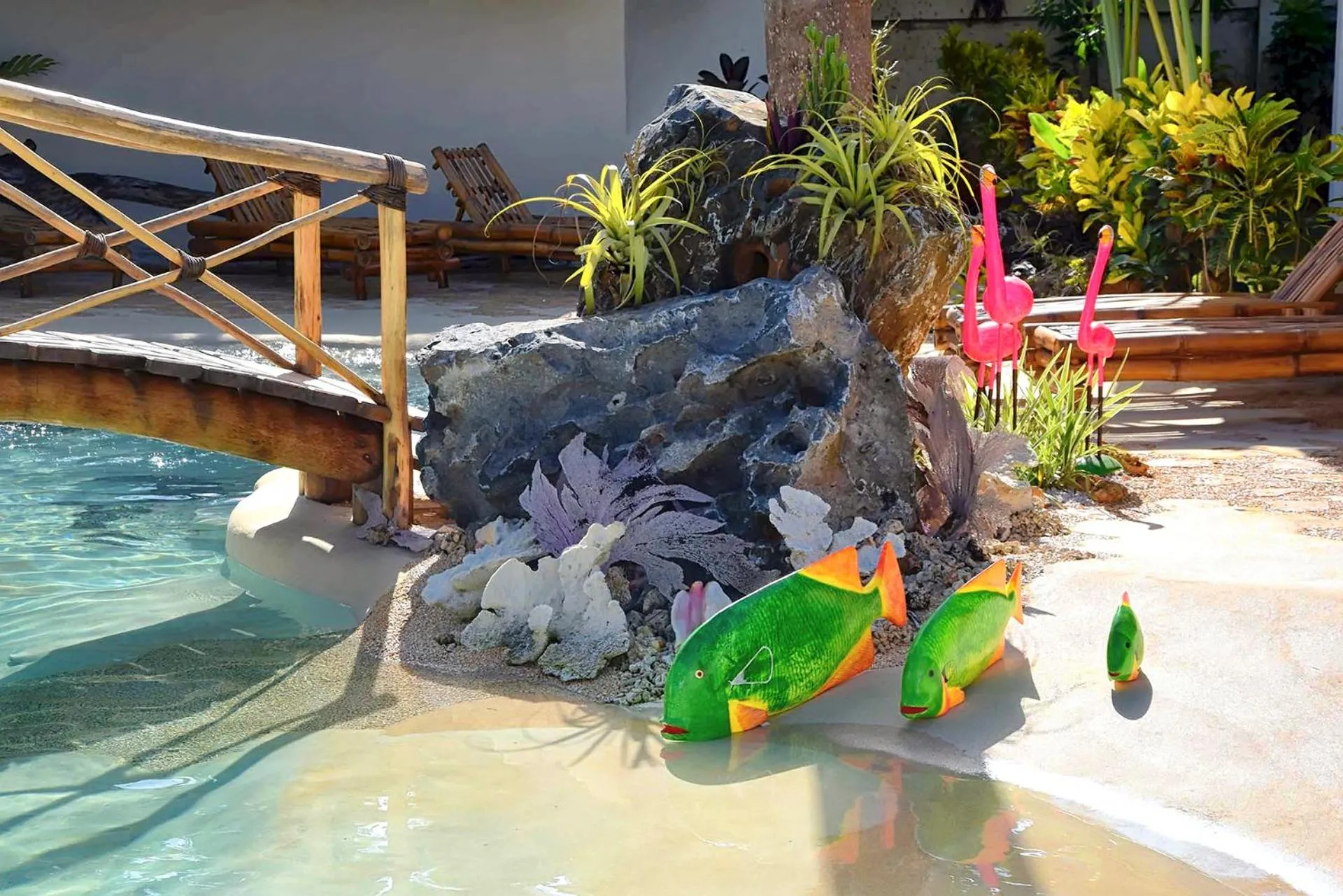 Decorative detail in Paradiso del Caribe