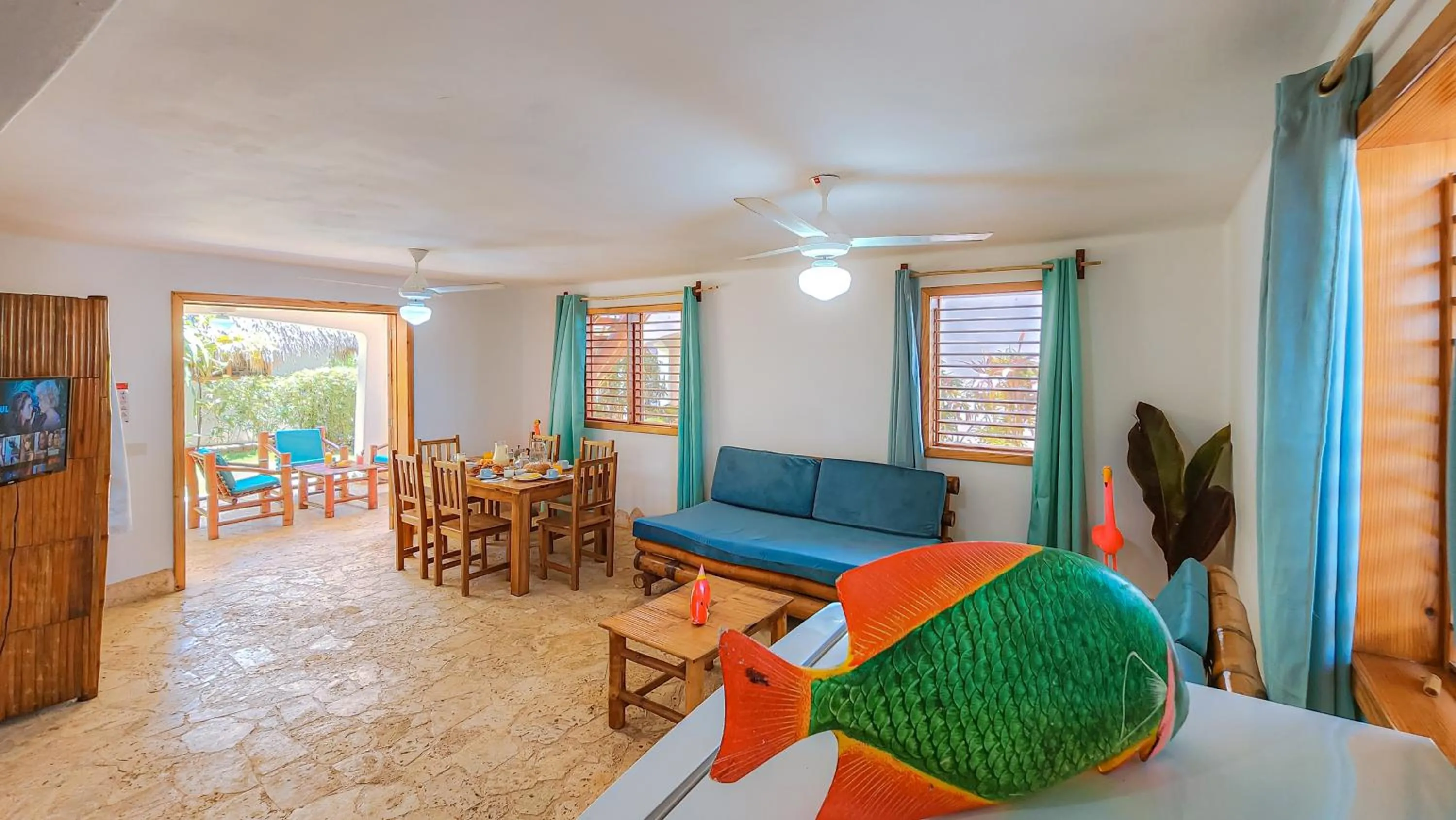 Living room in Paradiso del Caribe