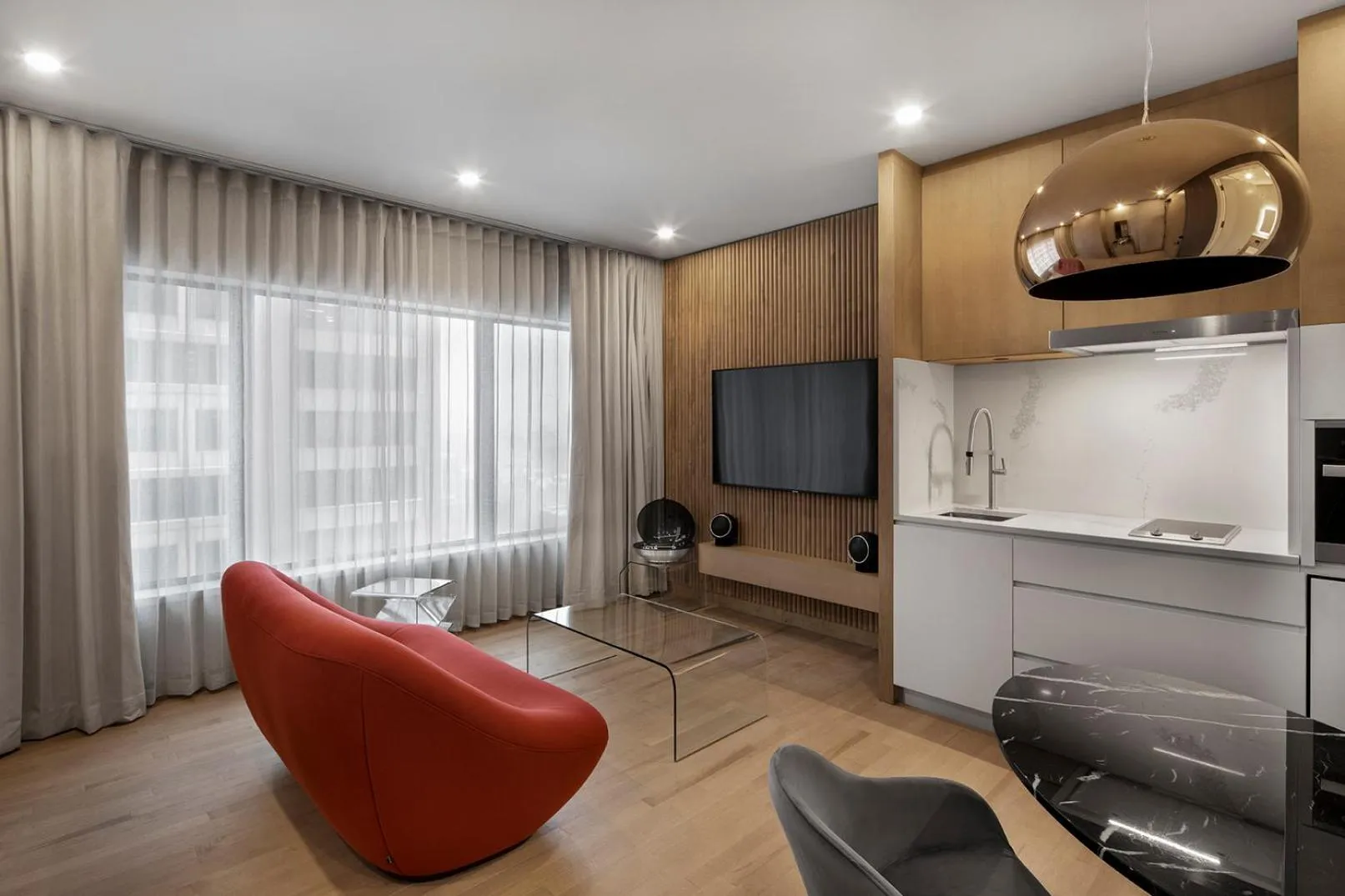 Kitchen or kitchenette in Hôtel Le Germain Montréal