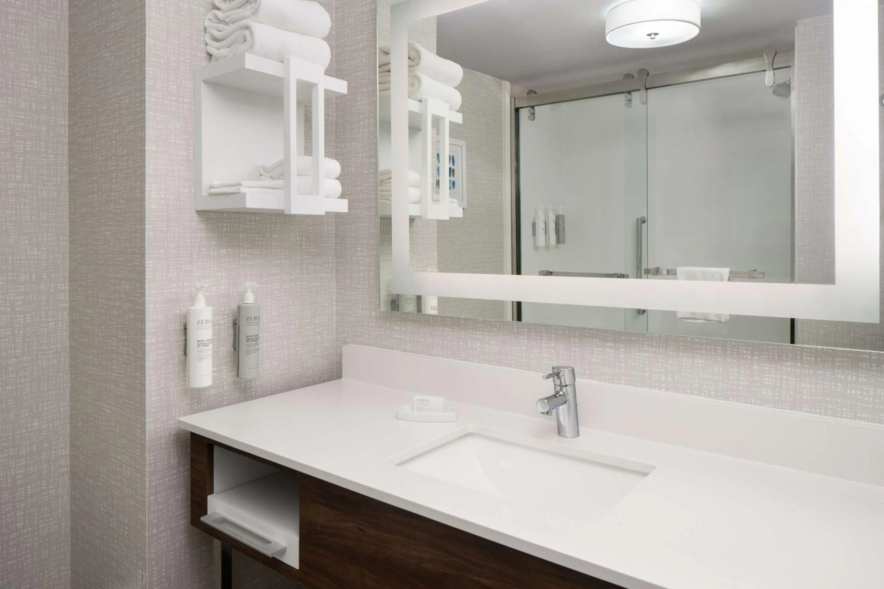 Bathroom in Hampton Inn Roanoke/Hollins - I-81