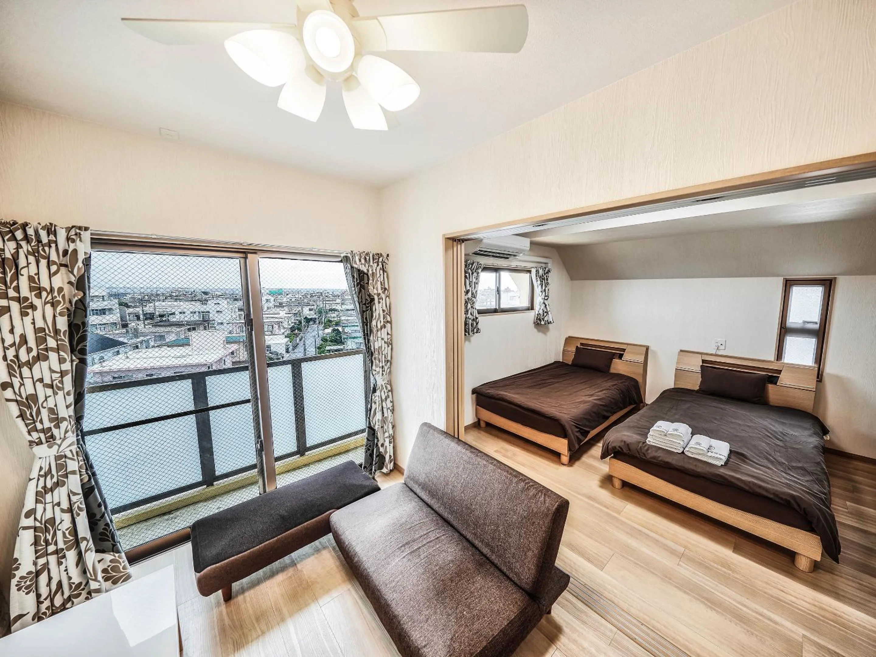 Bed in Terrace Resort Chatan West