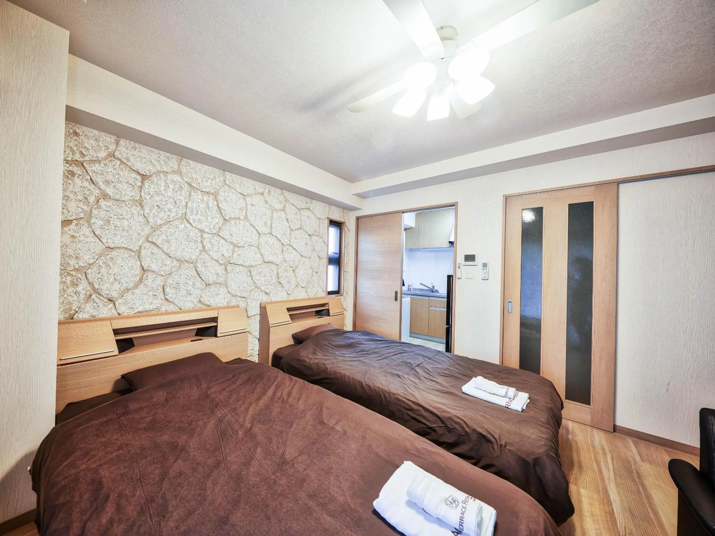 Bed in Terrace Resort Chatan West