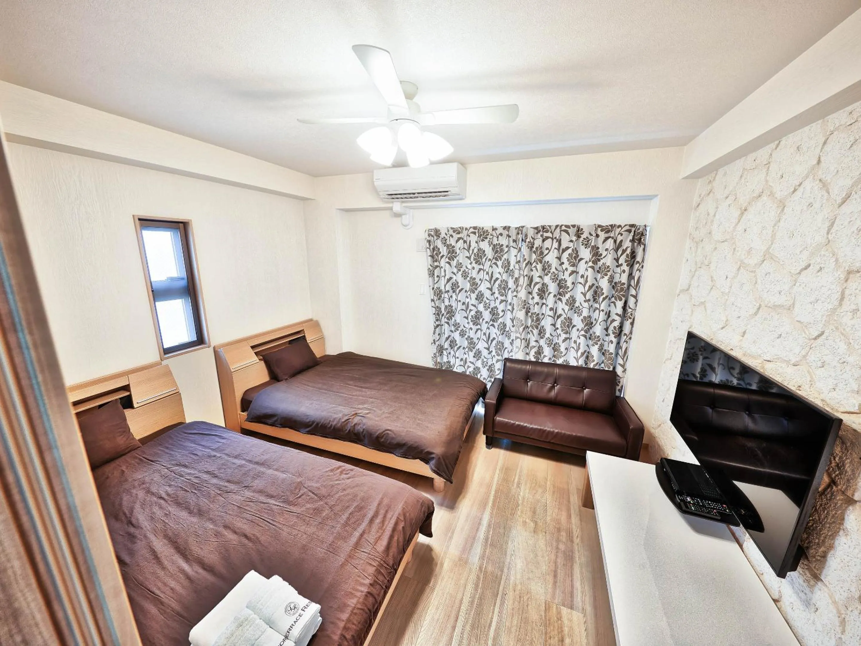 Bed in Terrace Resort Chatan West