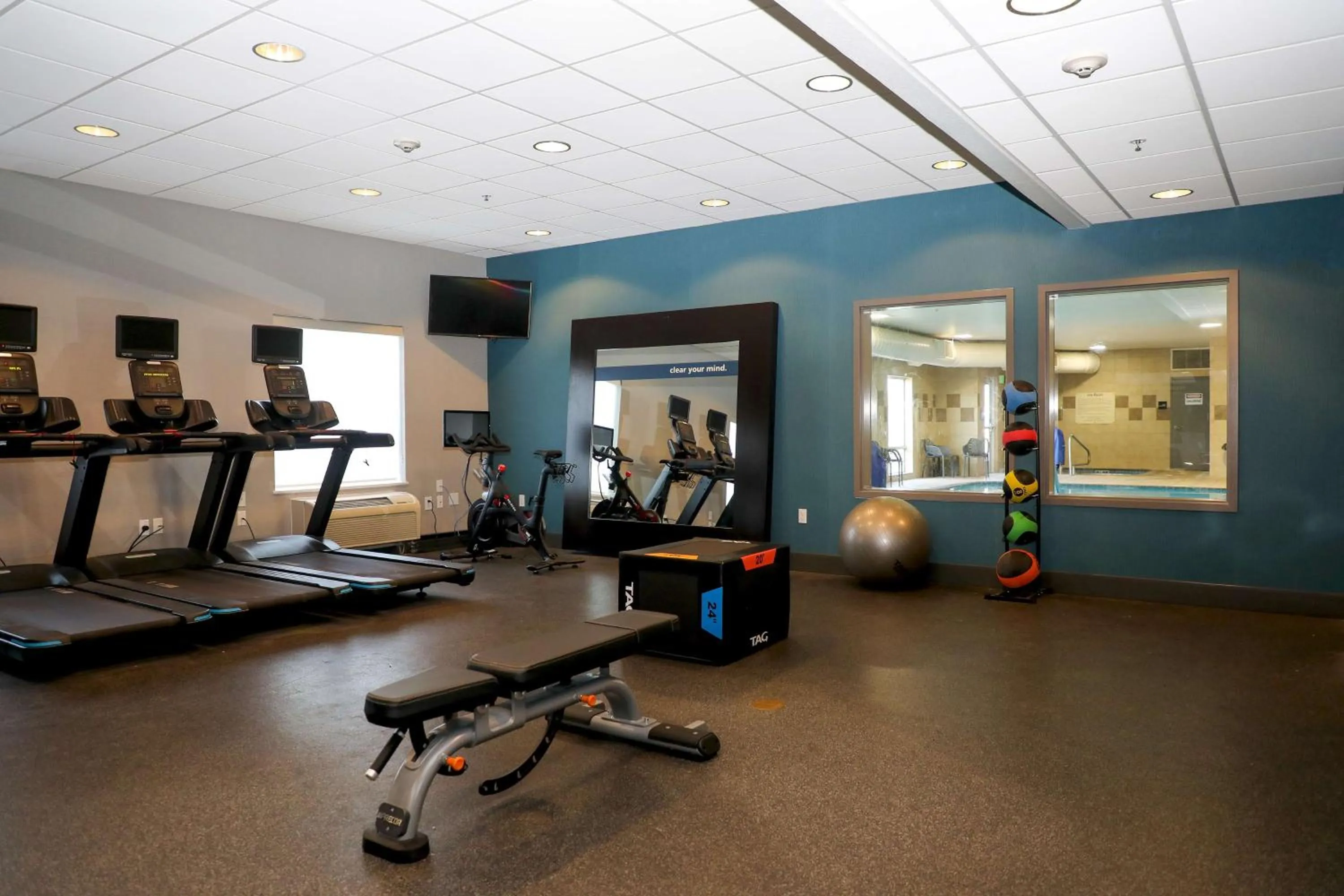 Fitness centre/facilities in Hampton Inn Ellensburg