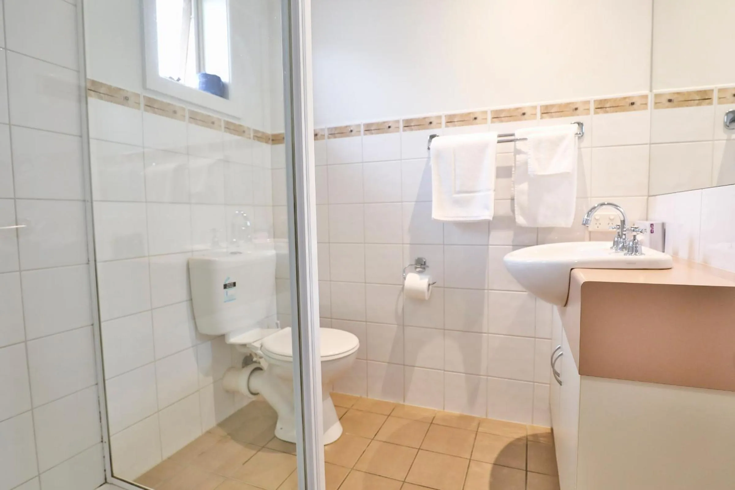 Toilet in Robinvale Bridge Motel