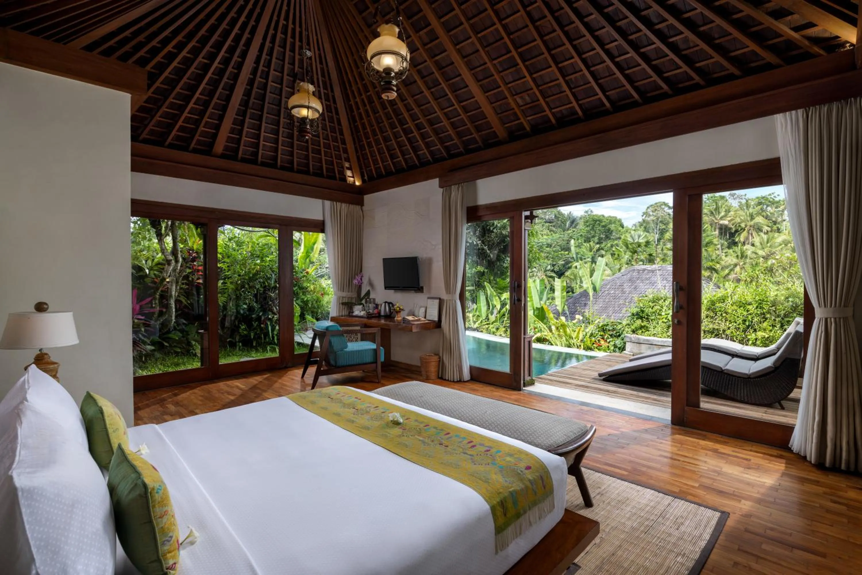 Bedroom, Bed in Nau Villa Ubud