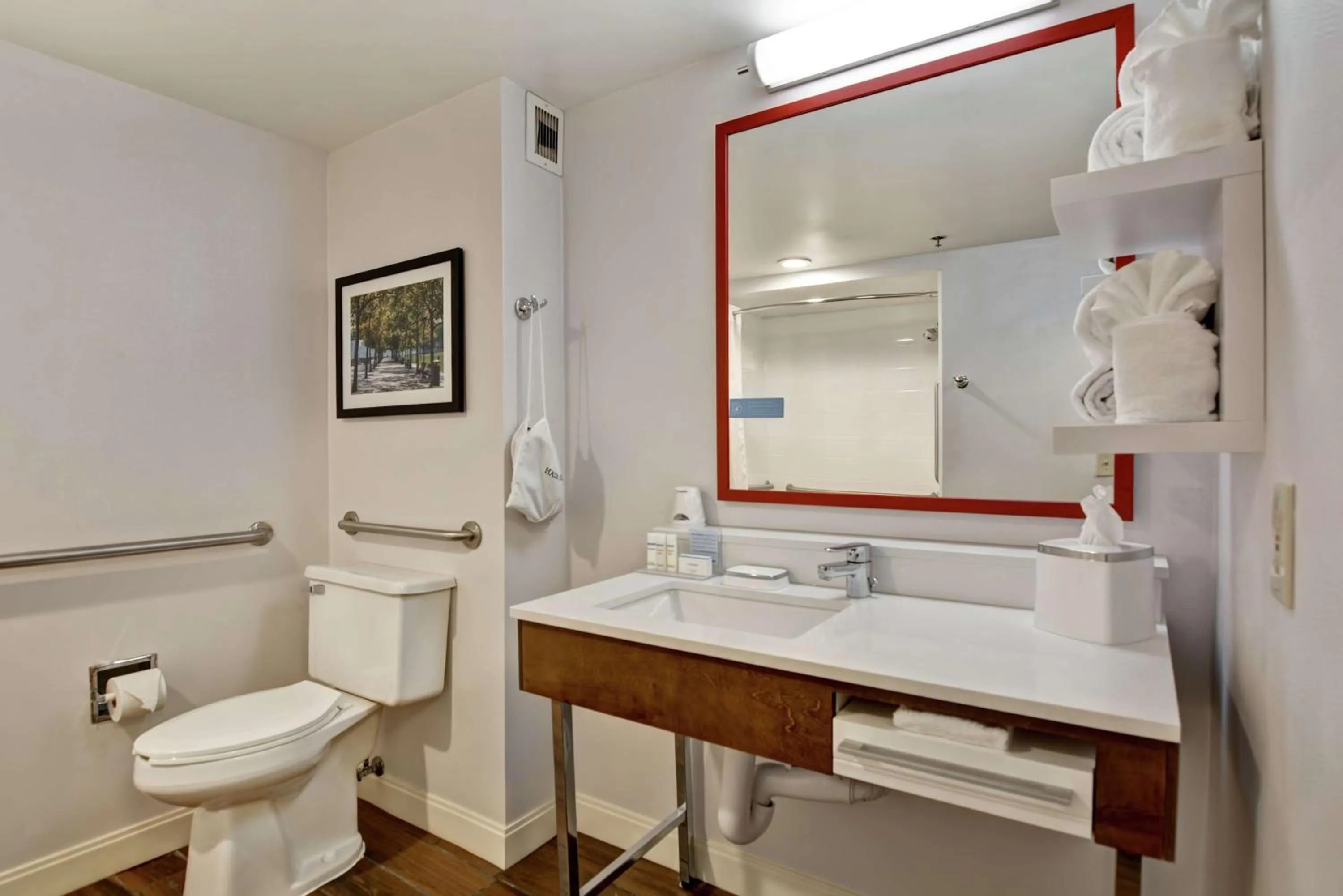 Bathroom in Hampton Inn Cincinnati Airport South