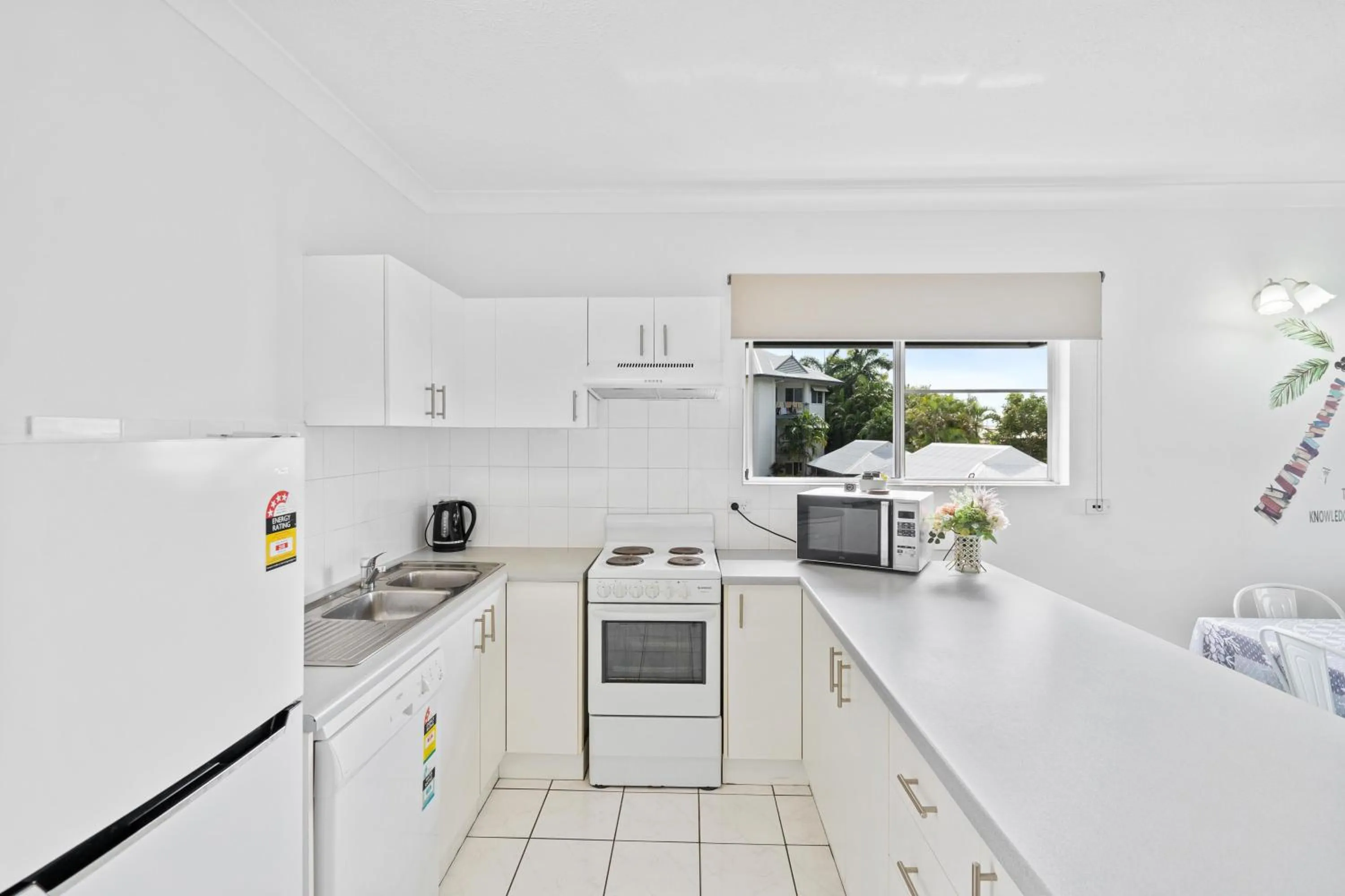 kitchen in Citysider Cairns Holiday Apartments