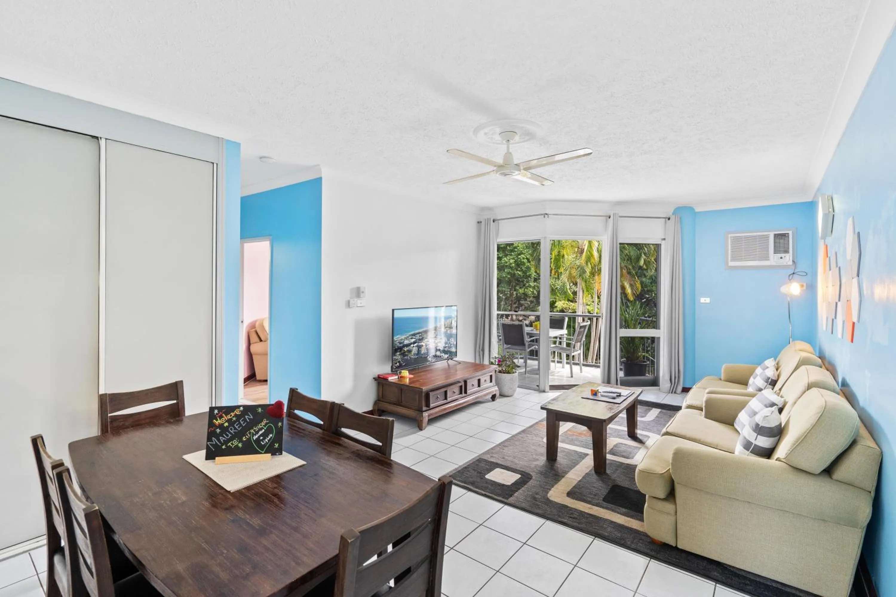 Living room in Citysider Cairns Holiday Apartments