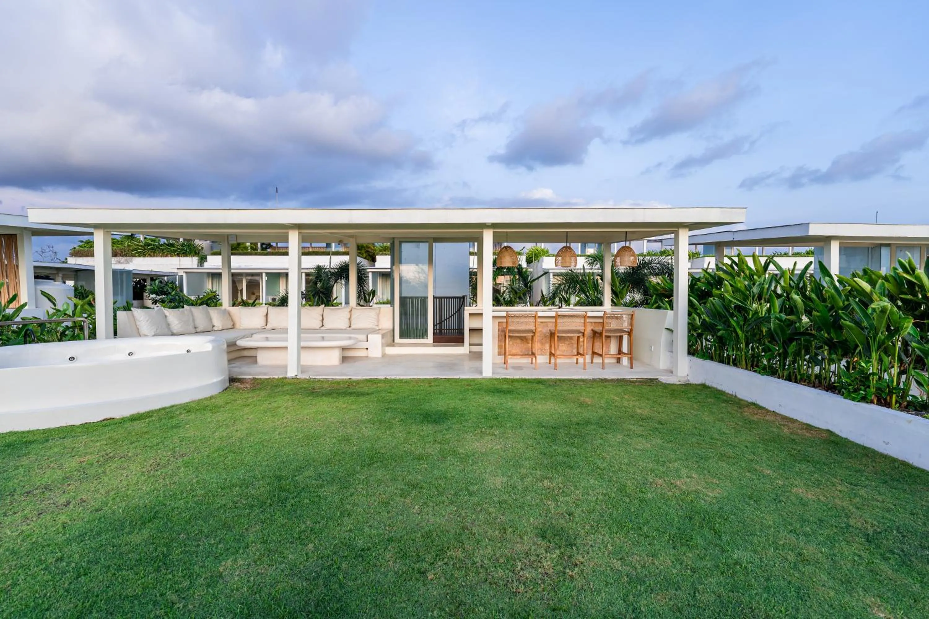 Seating area in Eden The Residence at The Sea Seminyak