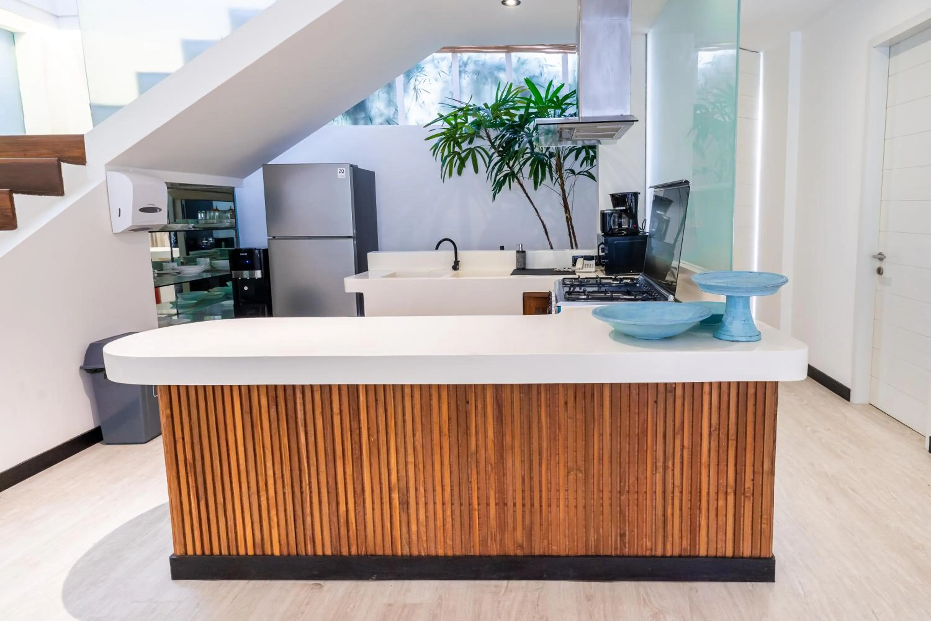 kitchen in Eden The Residence at The Sea Seminyak