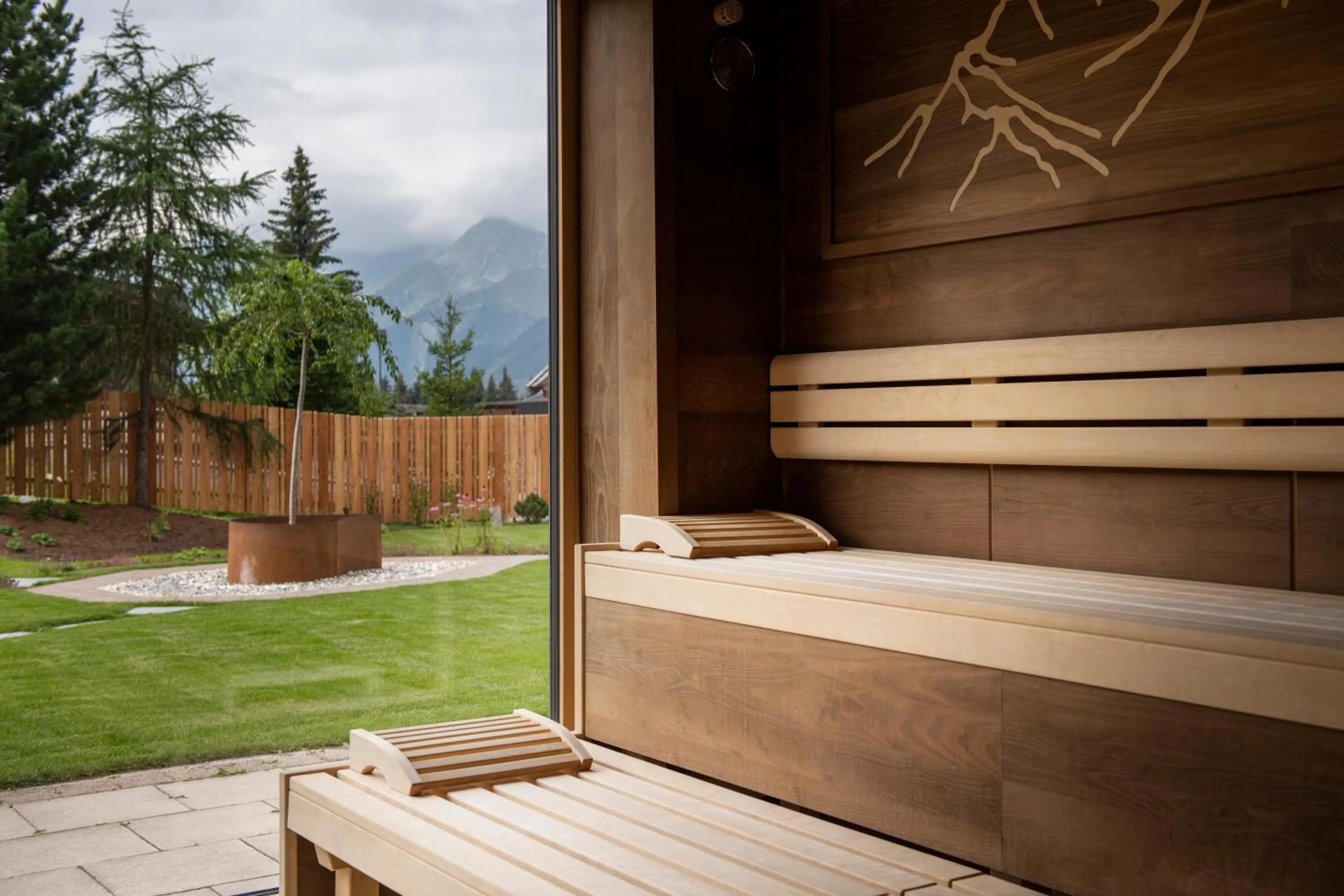 Sauna in Hotel Königsleiten Vital Alpin