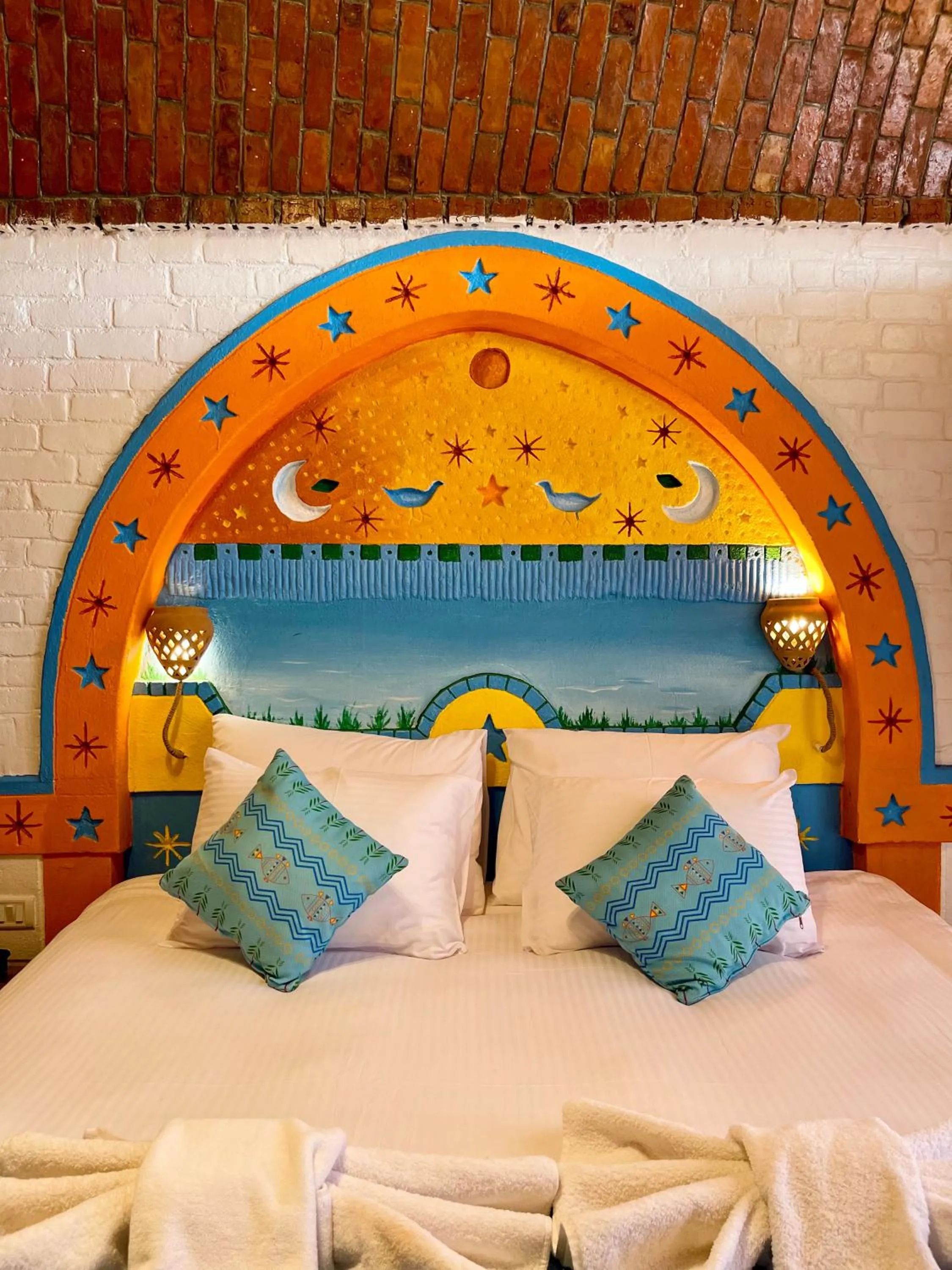 Bed in Kato Dool Wellness Resort