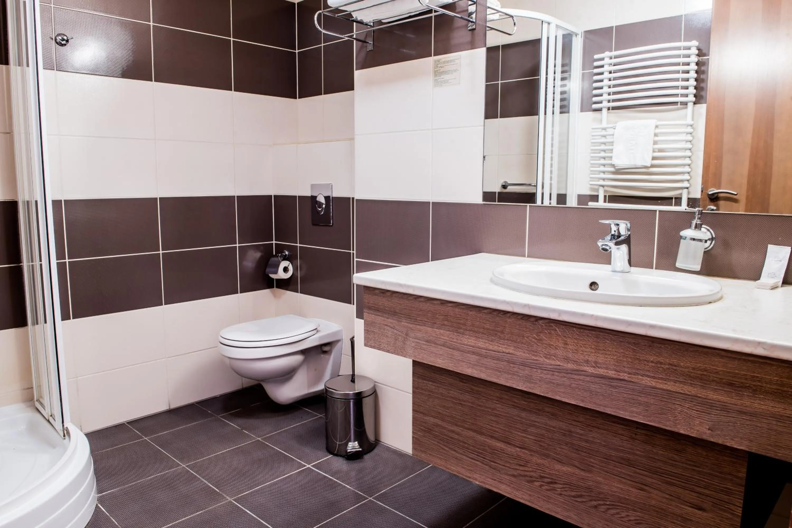 Bathroom in Hotel Három Gúnár