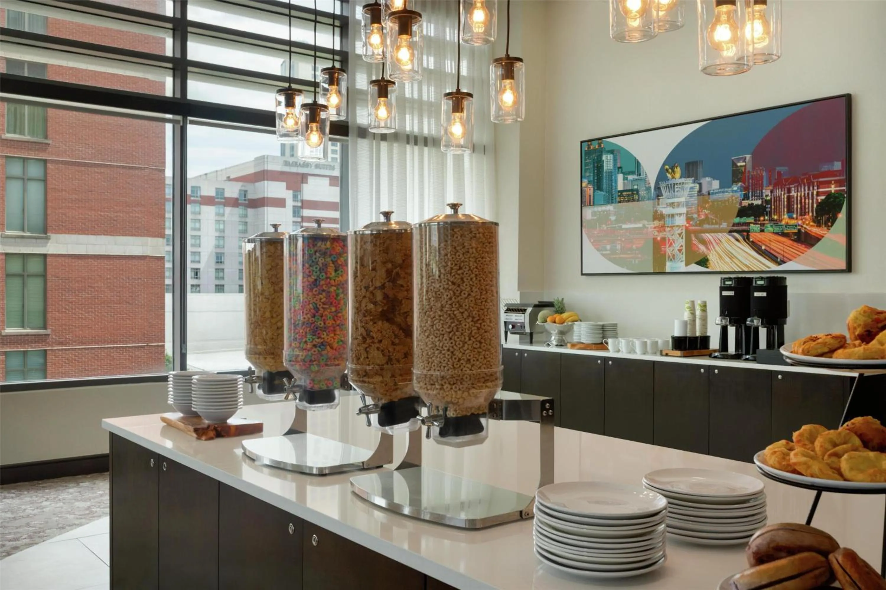 Breakfast in Hilton Garden Inn Atlanta Downtown