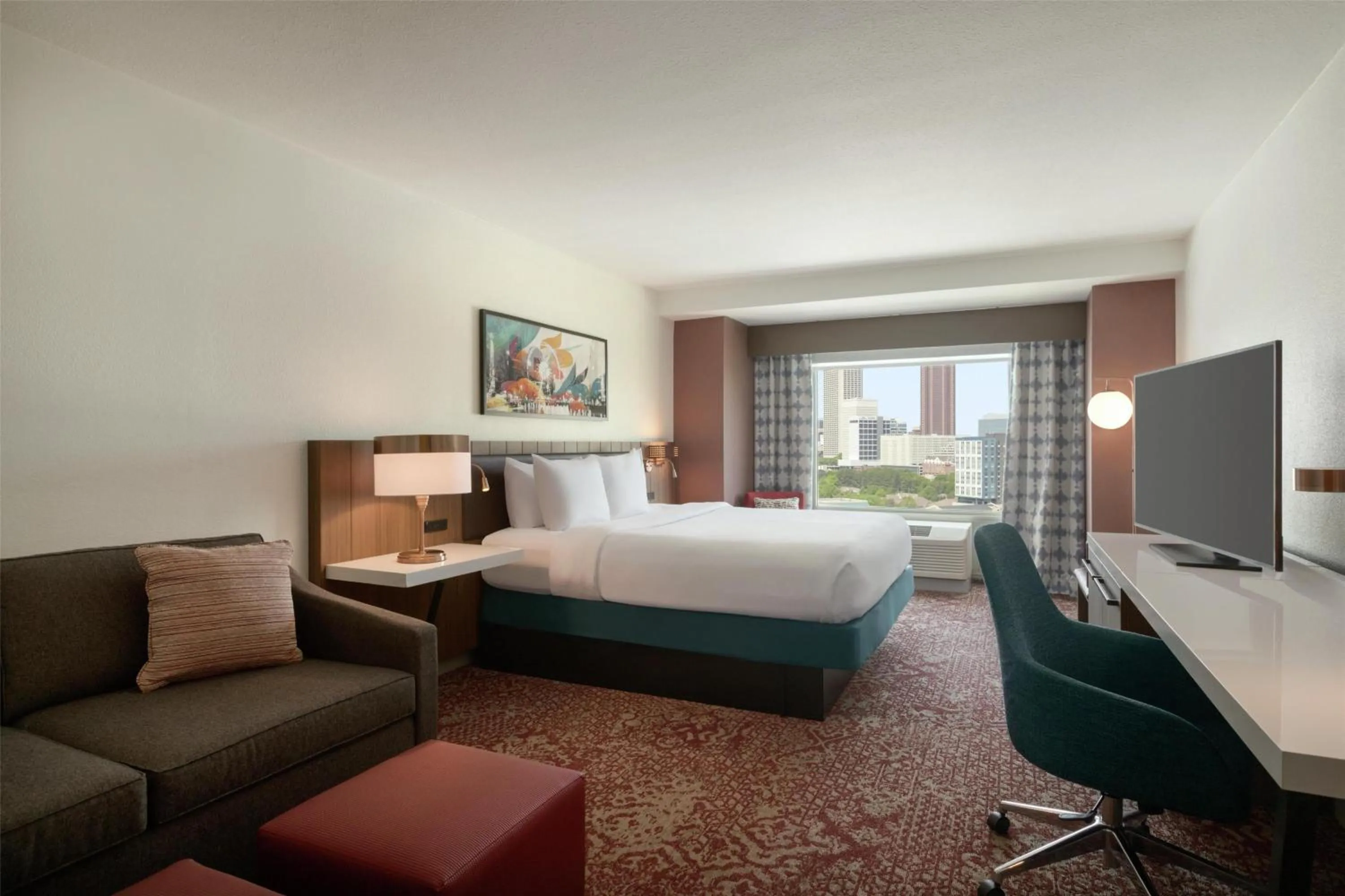 Bed in Hilton Garden Inn Atlanta Downtown