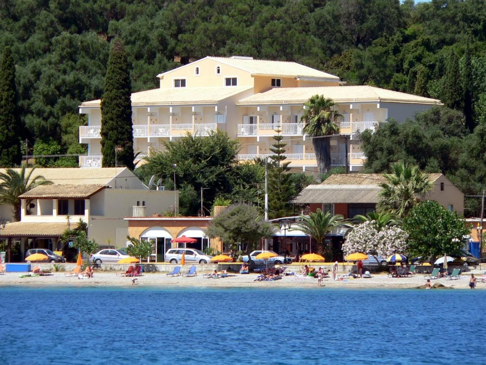 Beach in Ipsos Beach Hotel